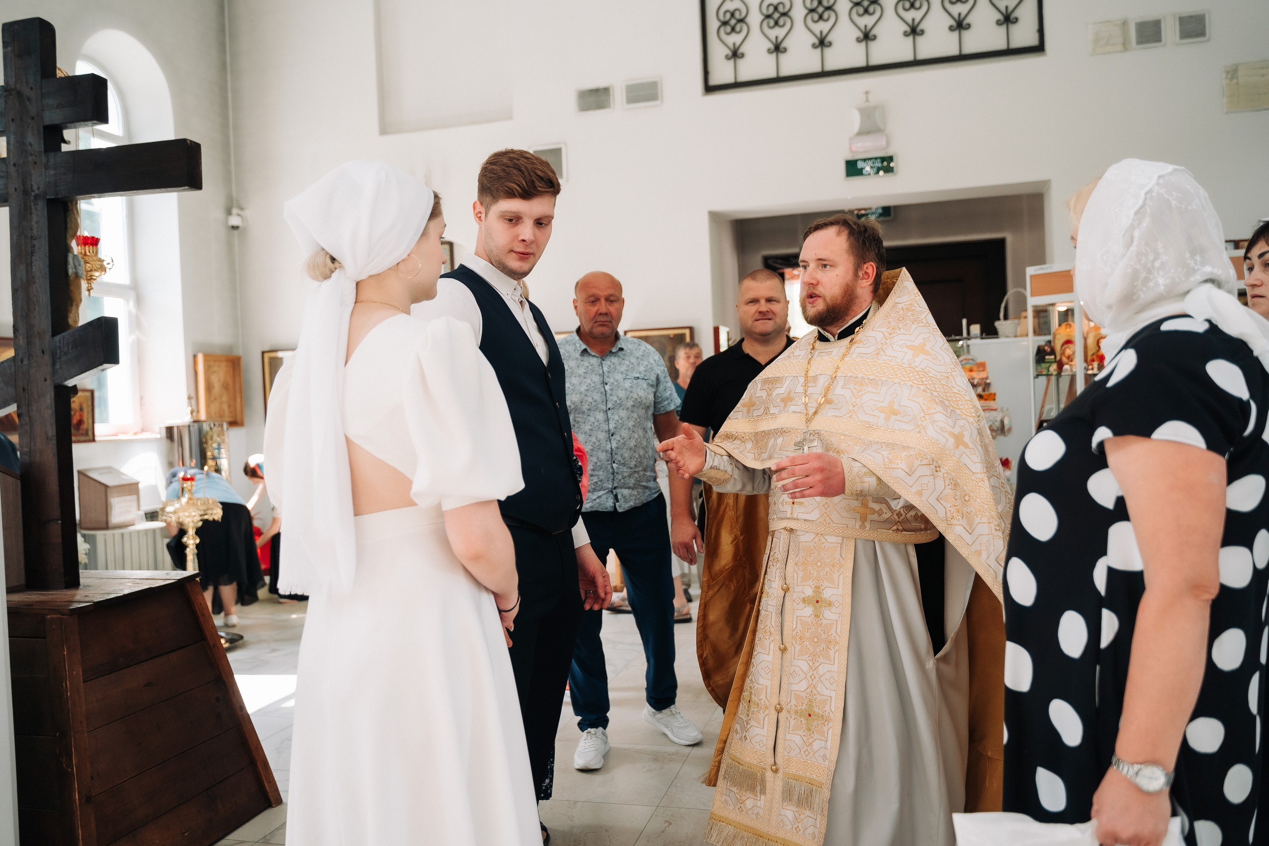 Венчание в Церкови Ермогена Патриарха Всероссийского в Южном Тушино. Свадебный и семейный фотограф в Москве и МО Геннадий Туманцев