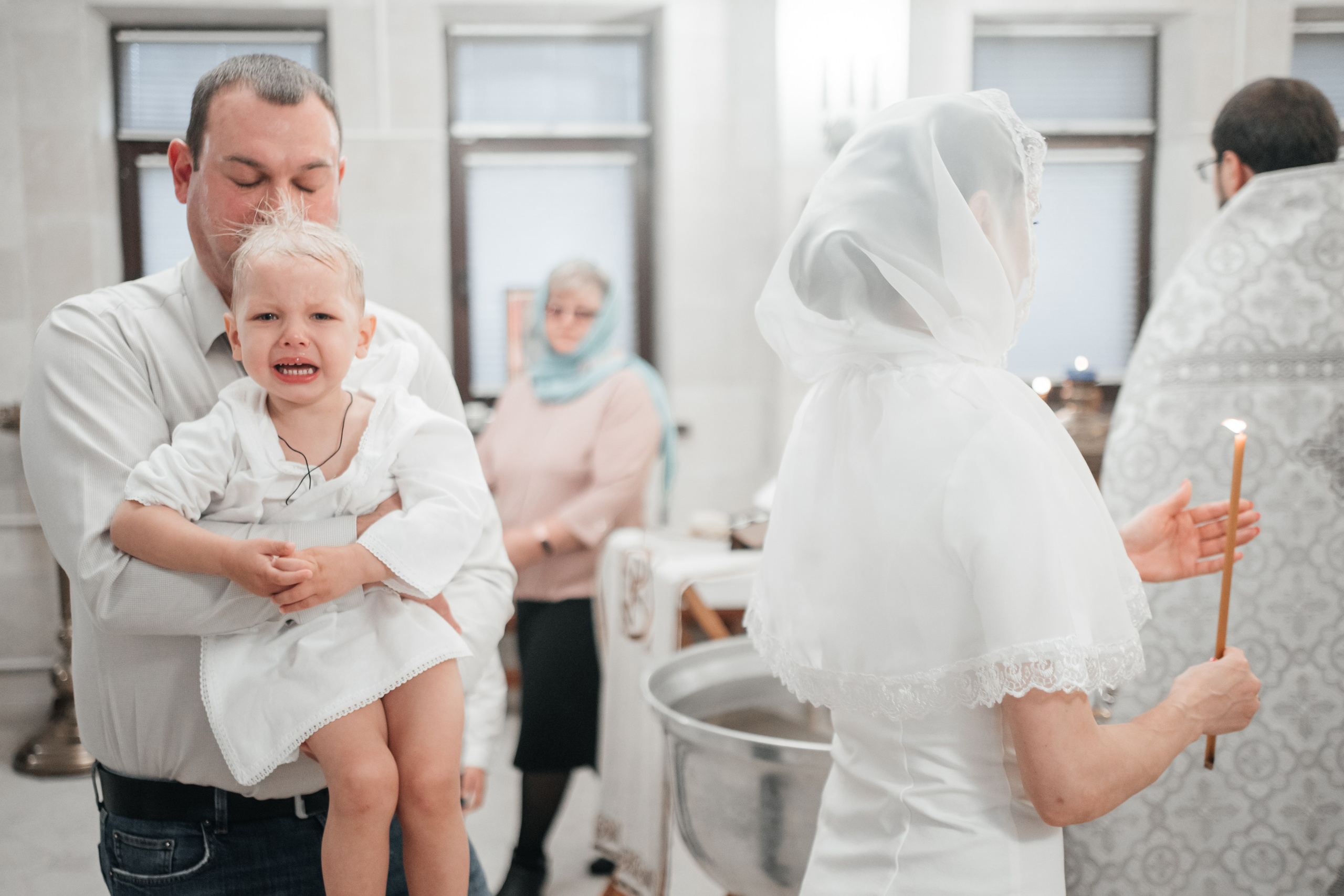 Крещение Артемия. Семейный фотограф в Москве и Подмосковье Иванова Нина
