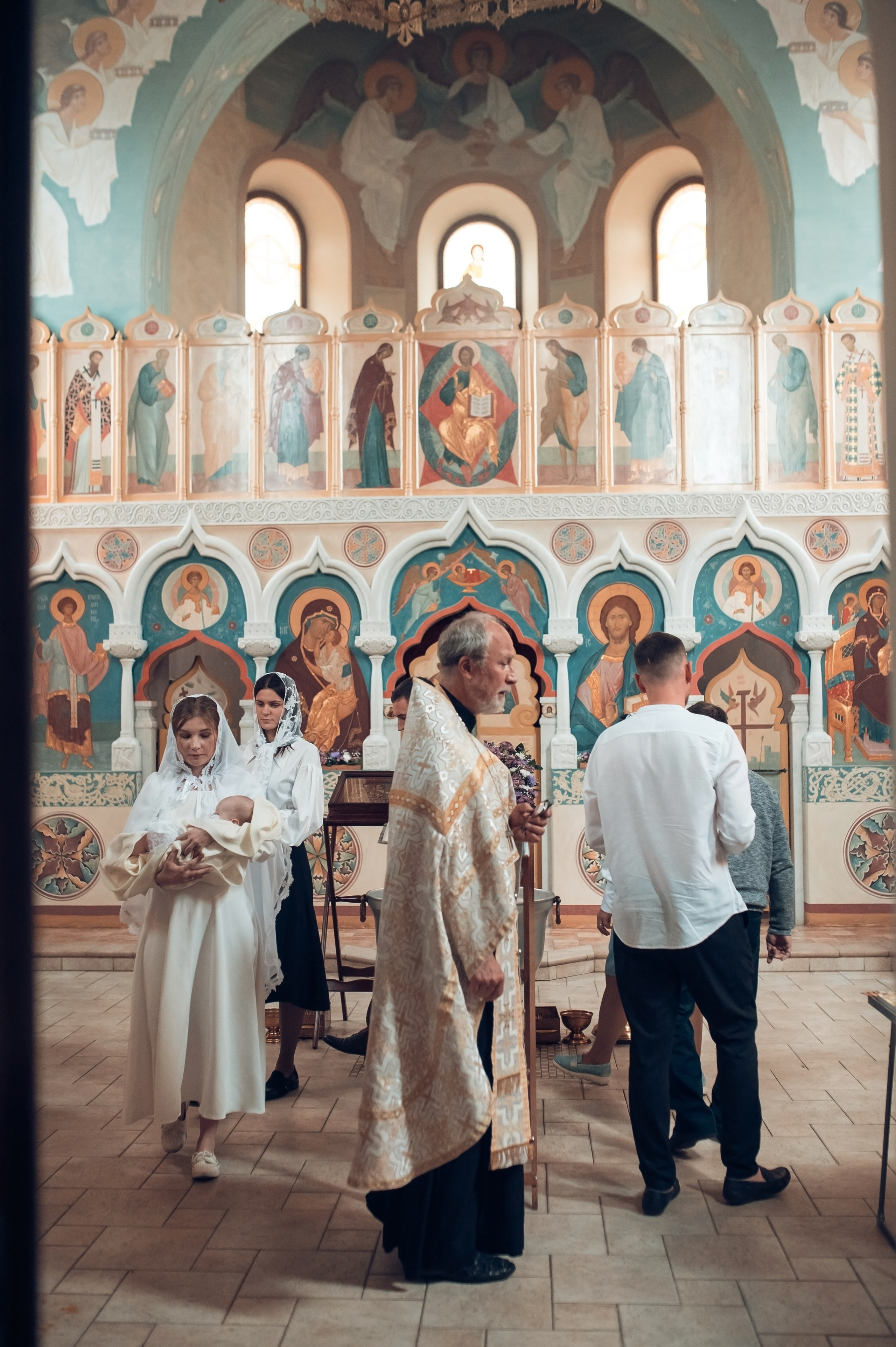 Таинство Крещения Церковь иконы Божией матери Всецарица. Семейный фотограф Олеся Батурина Рязань