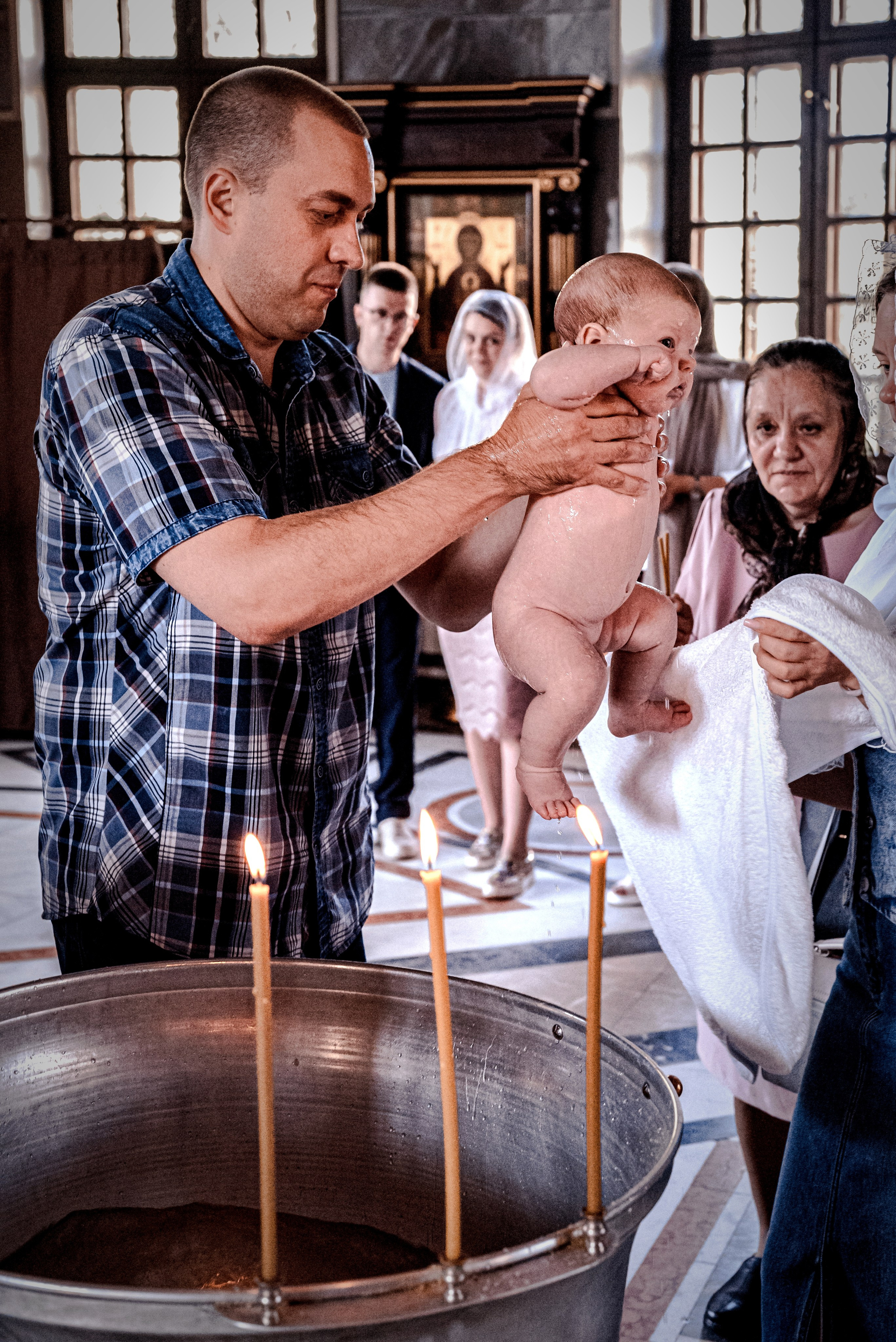 Крещение Екатерина. Семейный и детский фотограф Москва