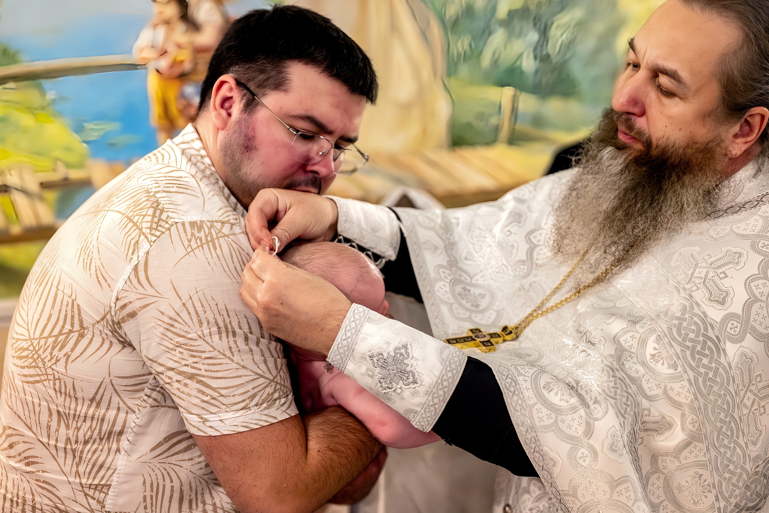 Крещение в церкви Петра и Февронии Муромских. Семейный и детский фотограф Москва