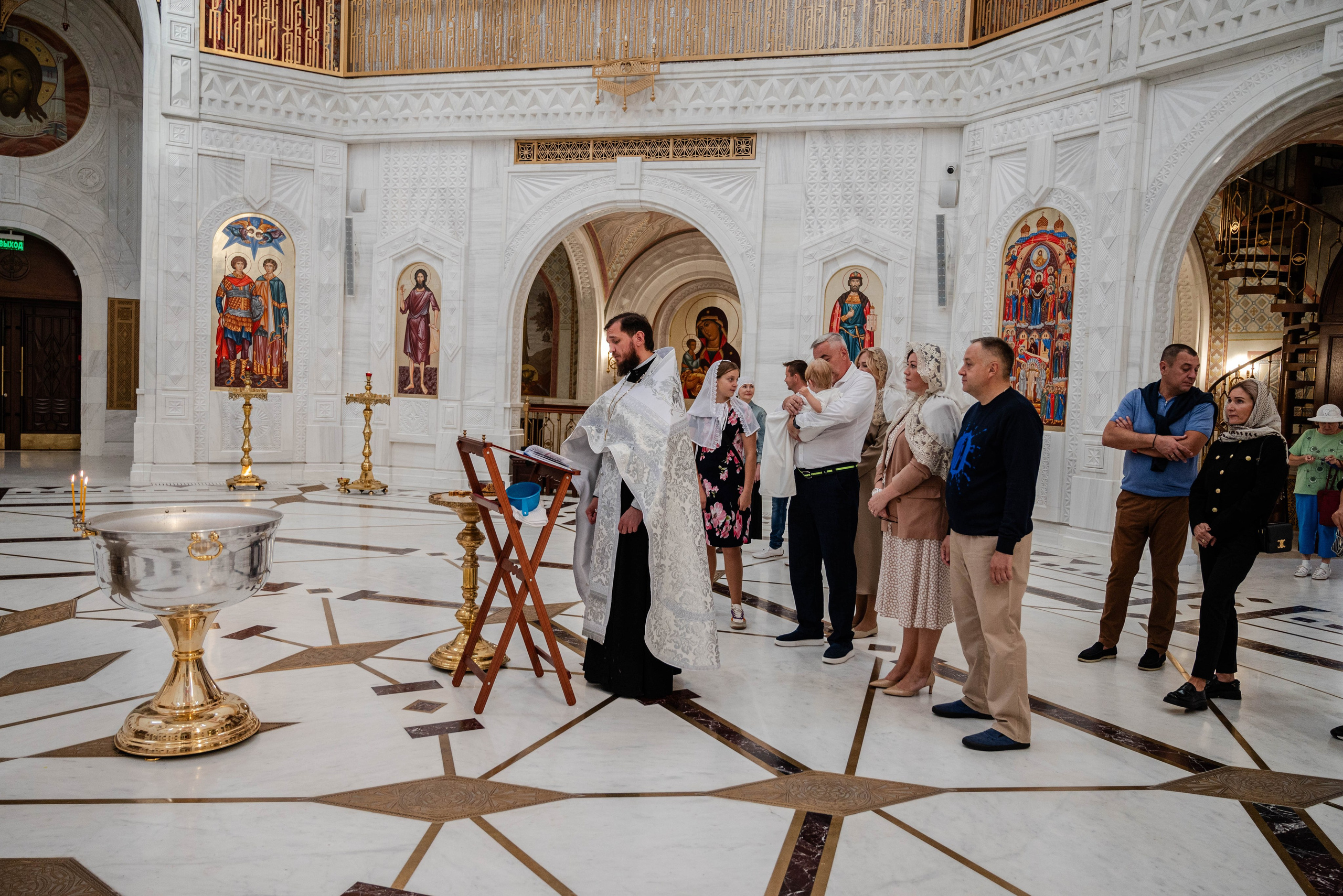 Крещение Олеся. Семейный и детский фотограф Москва