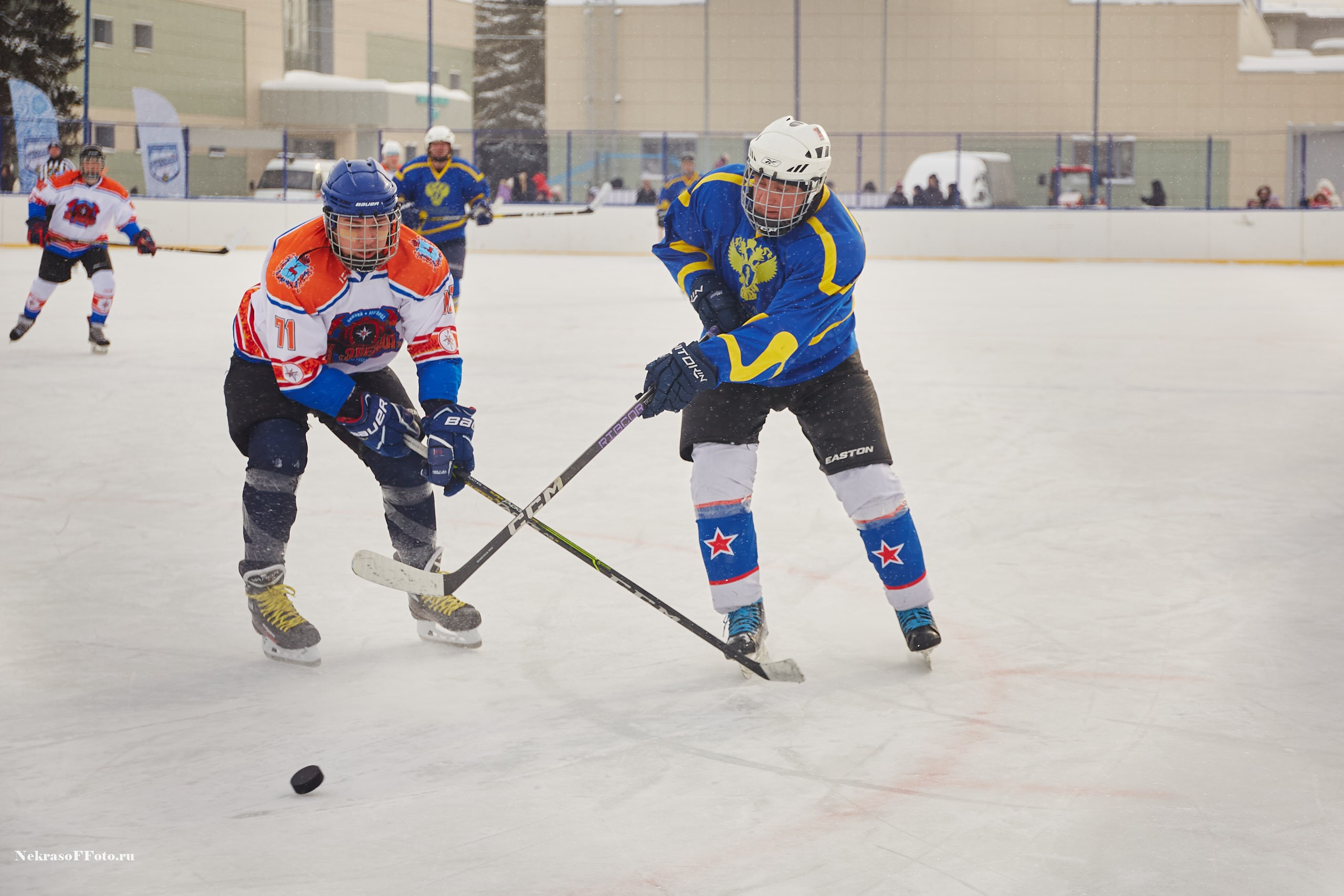 Турнир по хоккею «Русская классика» в рамках Офицерской хоккейной лиги. Спортивный фотограф Некрасов Денис
