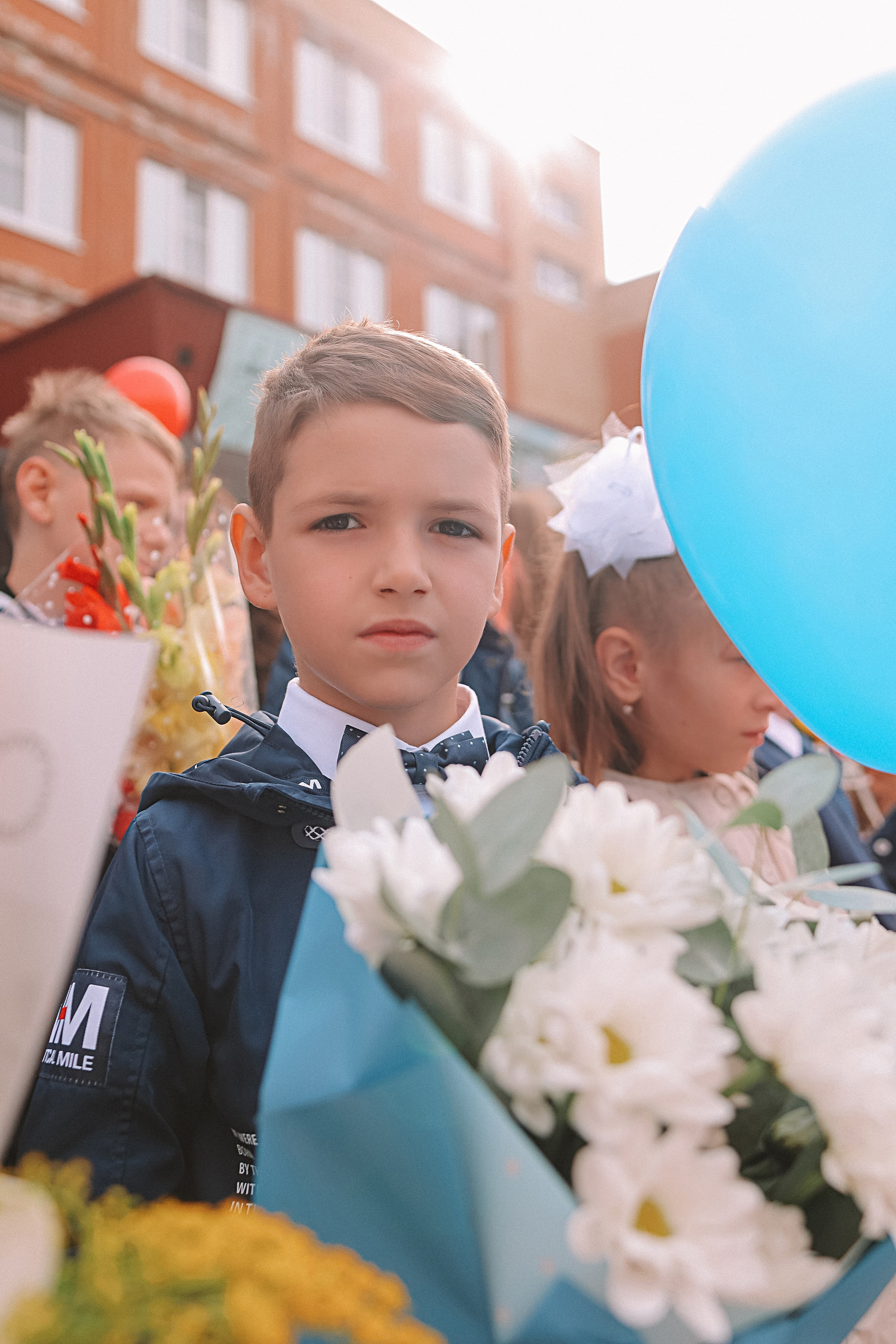 1 сентября линейка+кл час+портреты. Семейный фотограф Тюмень, фотограф на роды Салмина Мария