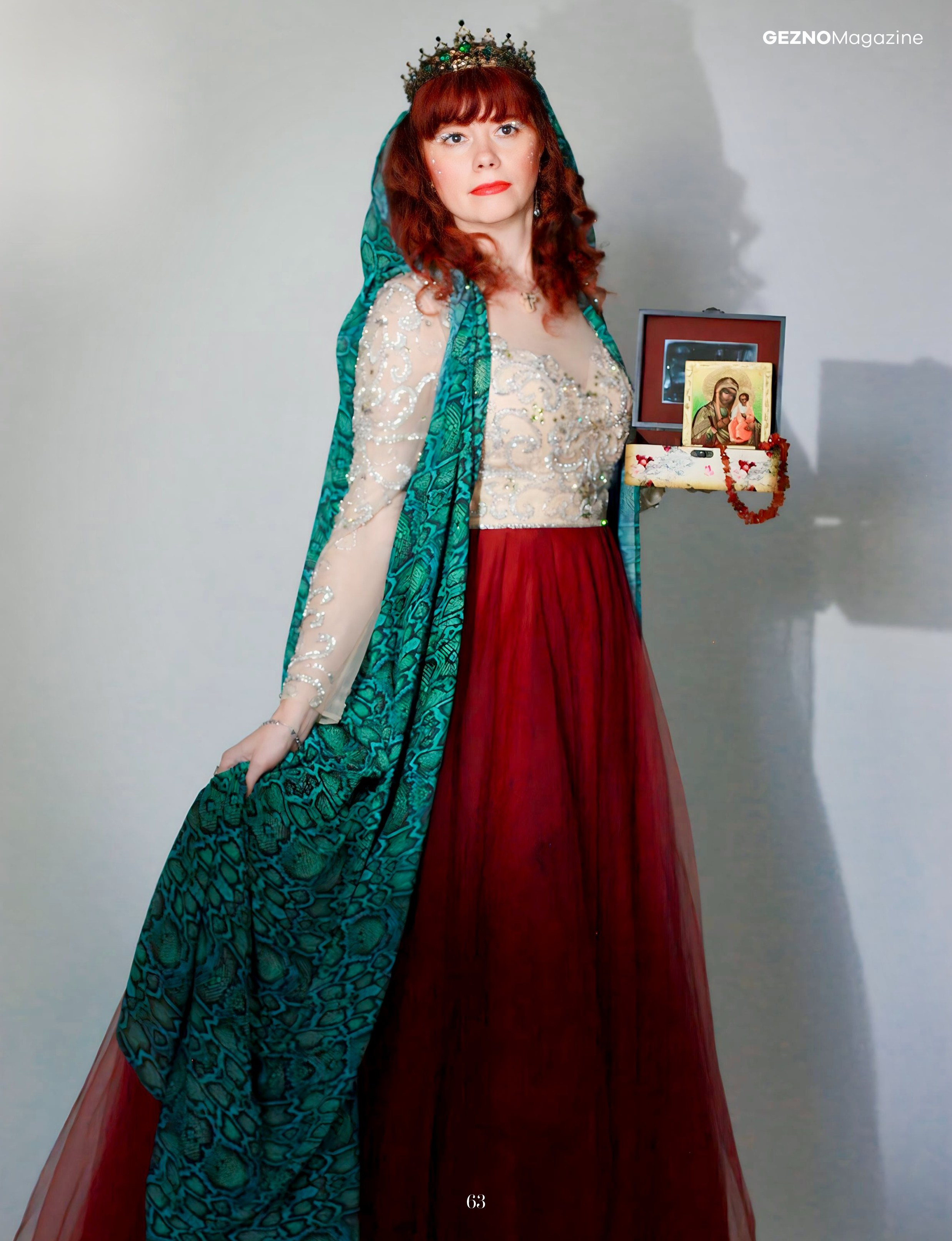 Model Gezno, Paris, France (magazine). Светлана Фатьянова