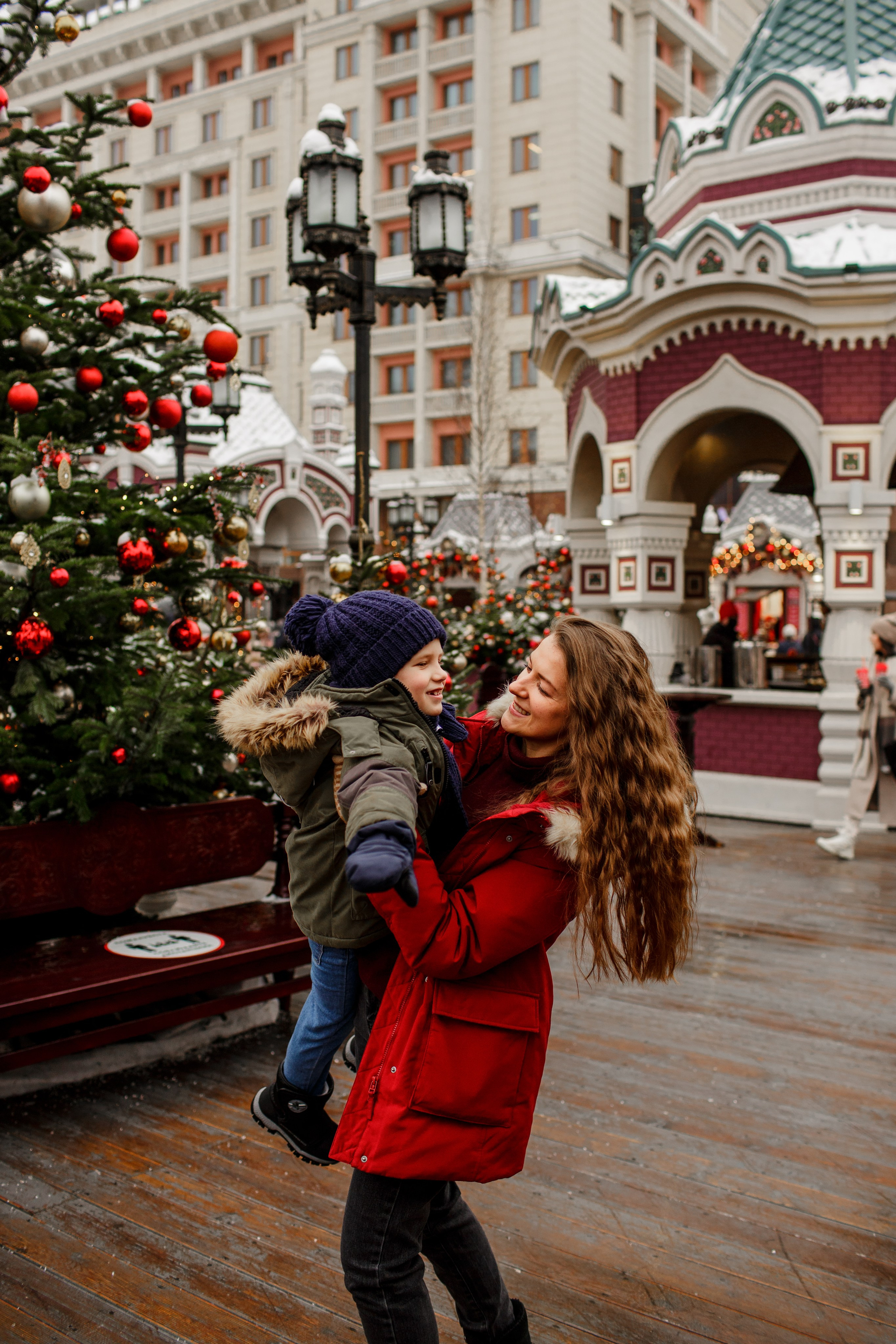 Новогодняя фотопрогулка в Москве. Свадебный фотограф Кирилл Белый