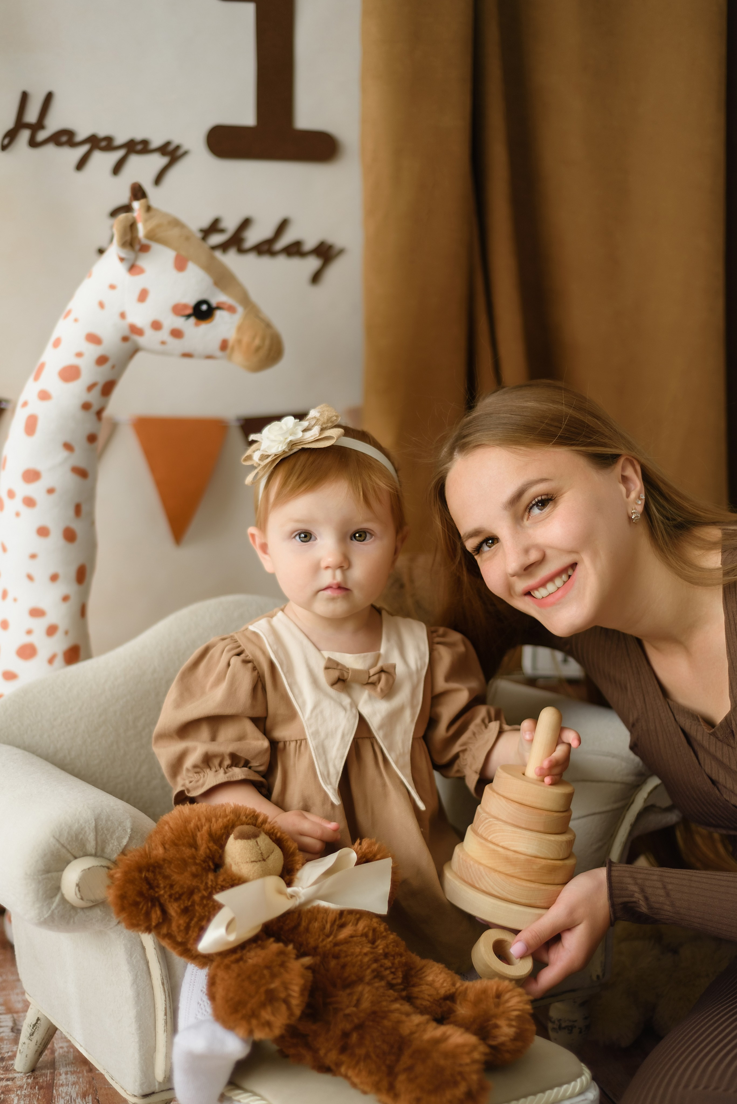 Фотозона «Мишка». Детский Фотограф |Фотограф на годик в Брянске Ирина Романова