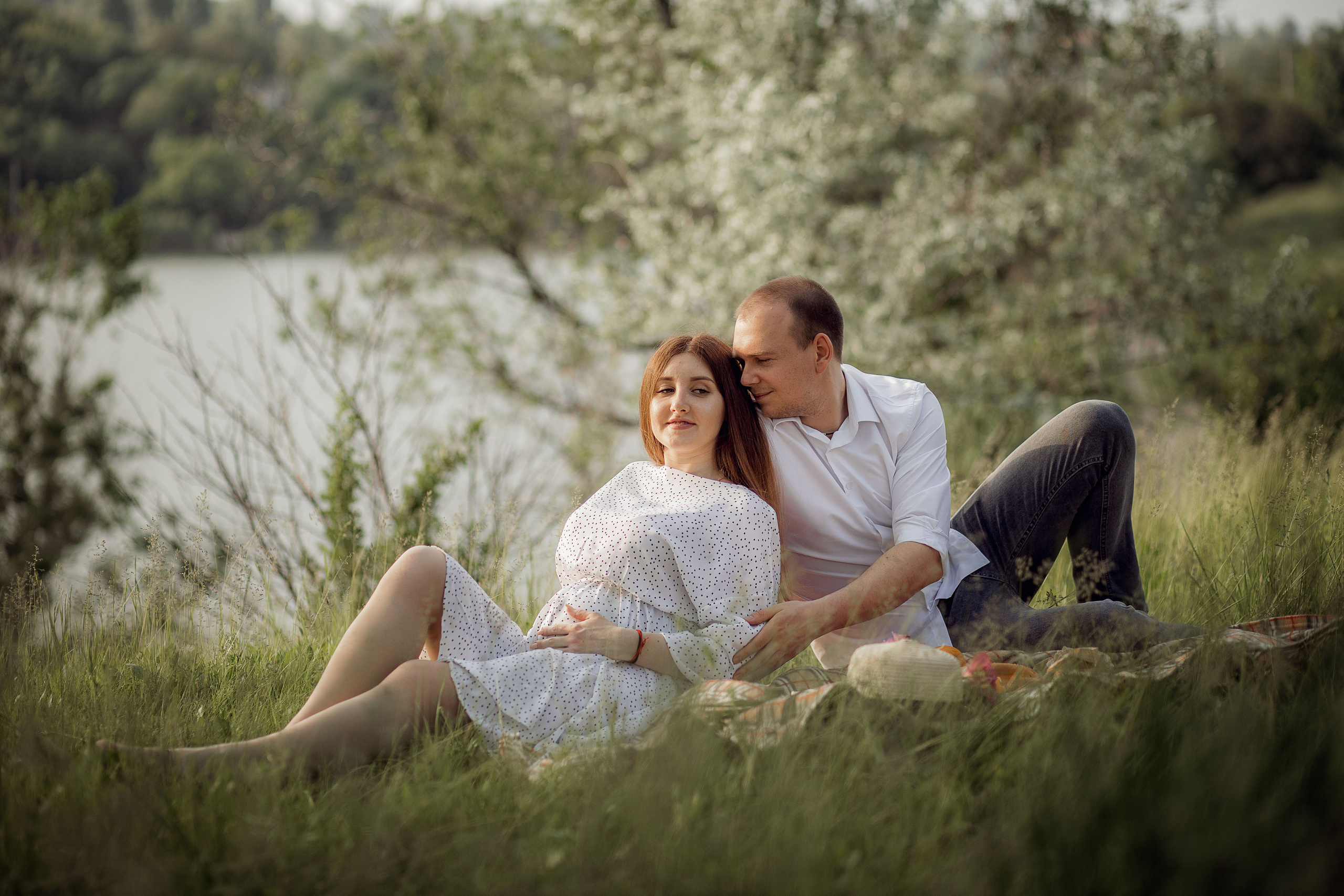 Фотосессия «в ожидании» на природе. Семейный и свадебный фотограф в Донецке Елена Гордеева