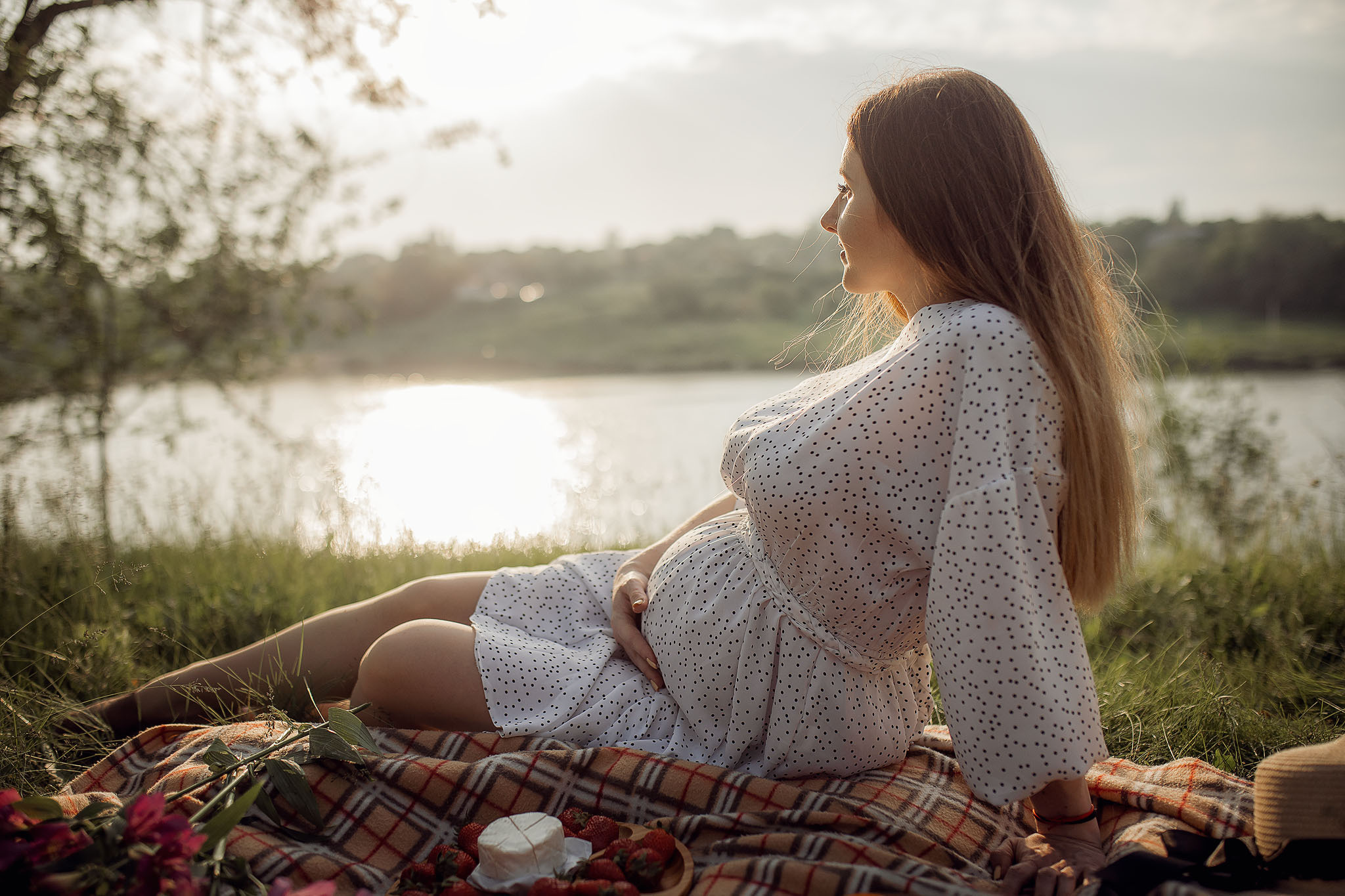 Фотосессия «в ожидании» на природе. Семейный и свадебный фотограф в Донецке Елена Гордеева
