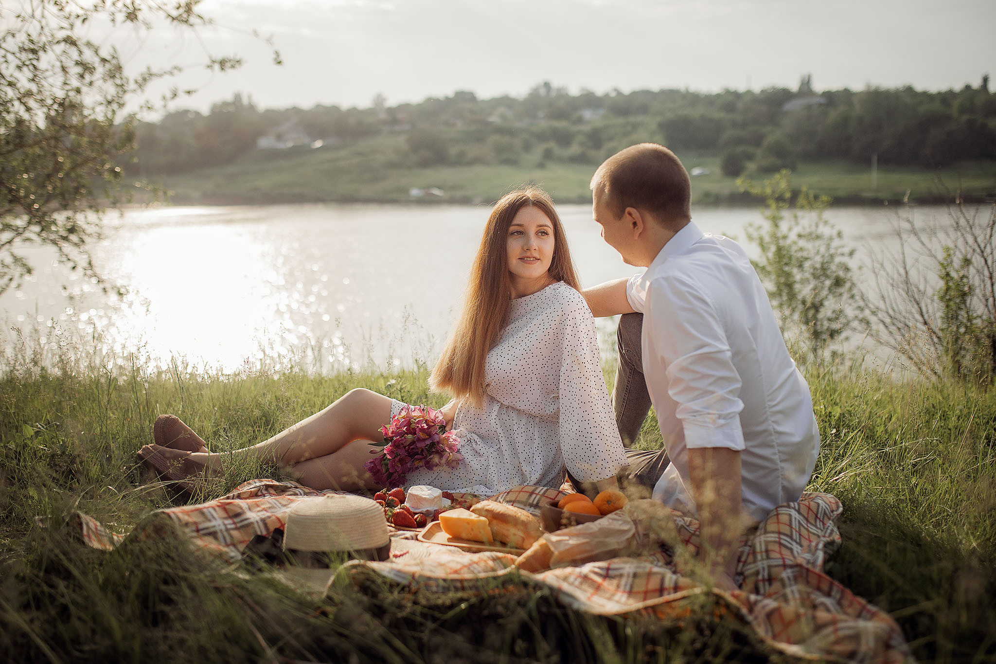 Фотосессия «в ожидании» на природе. Семейный и свадебный фотограф в Донецке Елена Гордеева