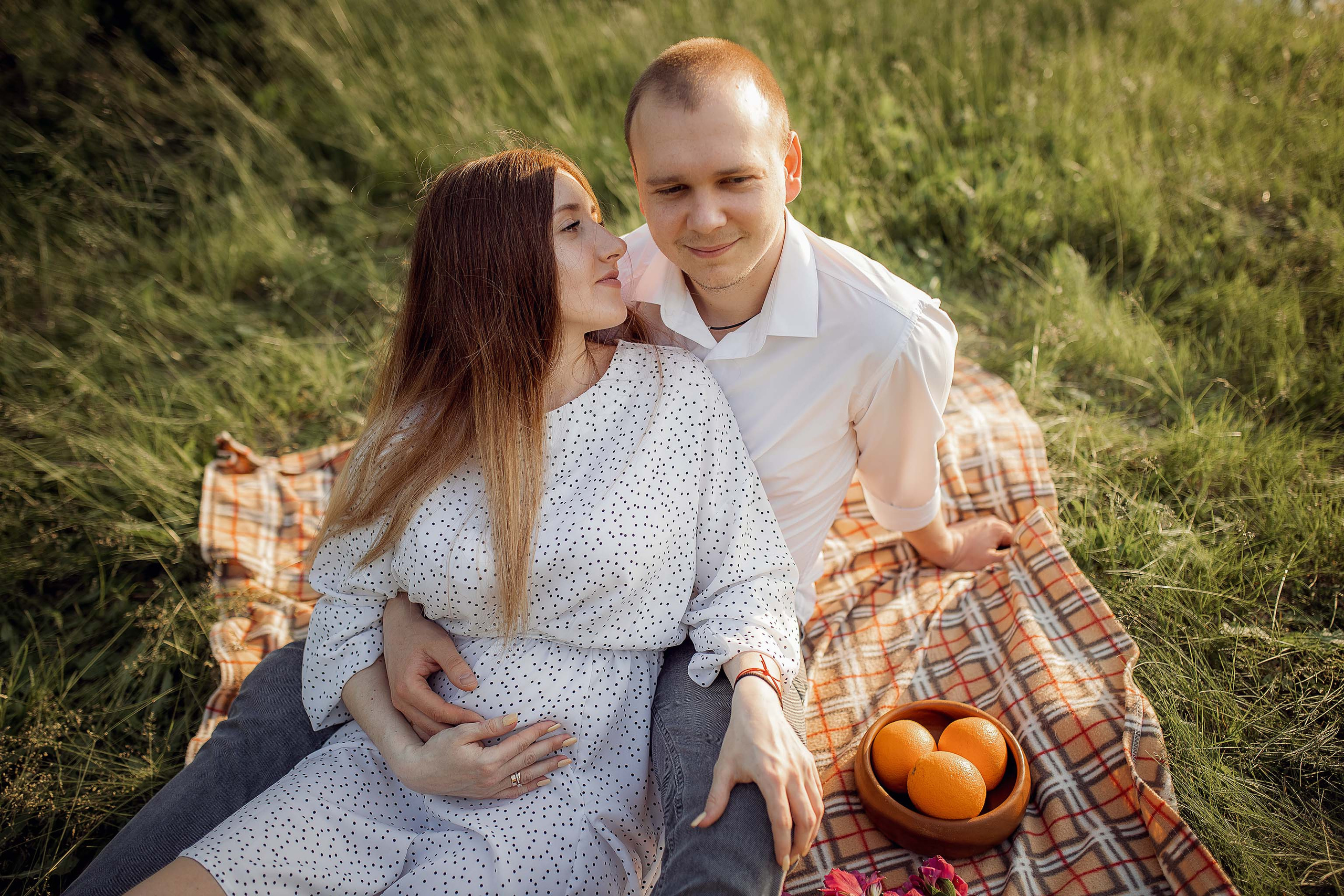 Фотосессия «в ожидании» на природе. Семейный и свадебный фотограф в Донецке Елена Гордеева