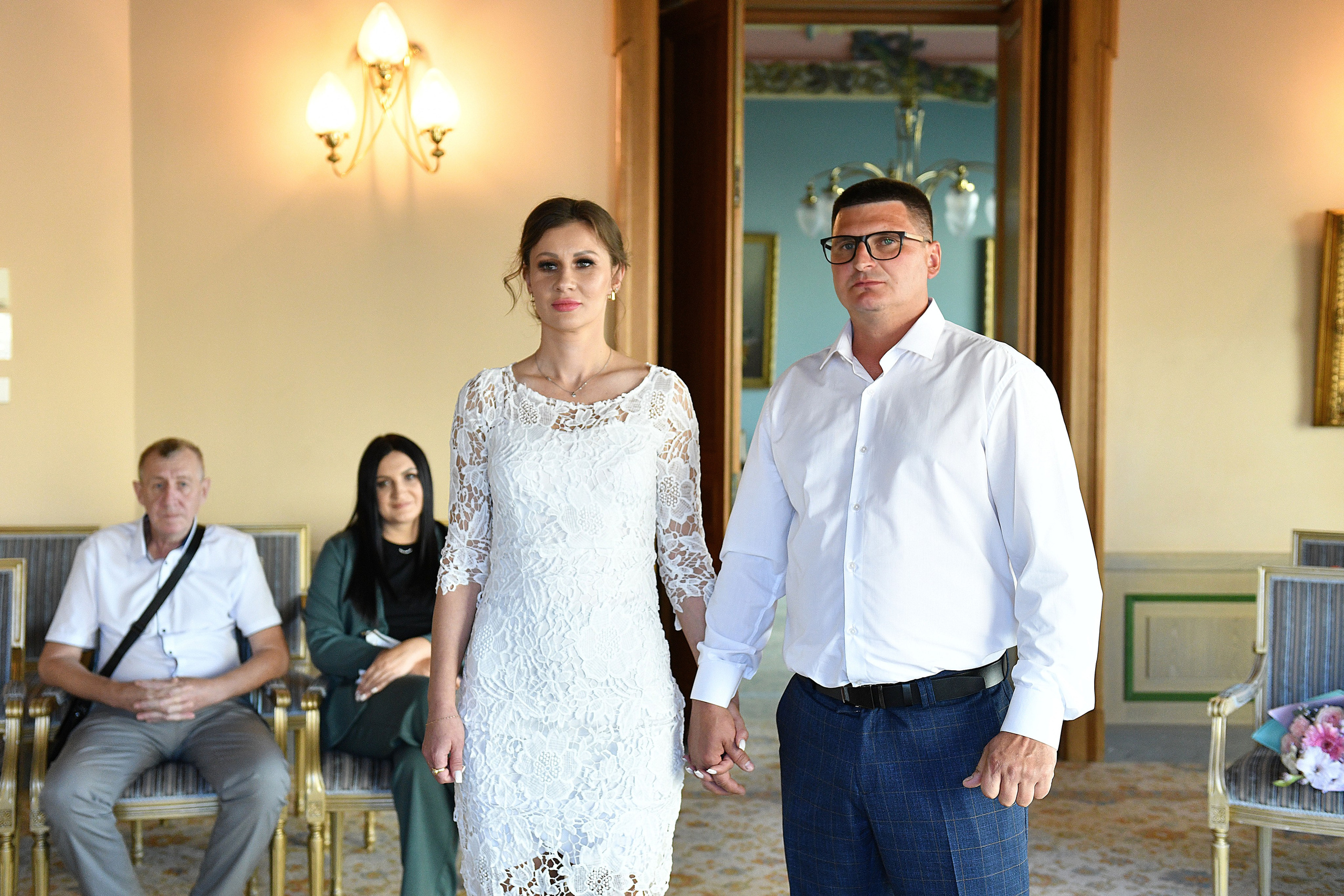 Регистрация брака Наталии и Андрея в гостинице Националь. Свадебный и портретный фотограф в Москве Галина Борисова