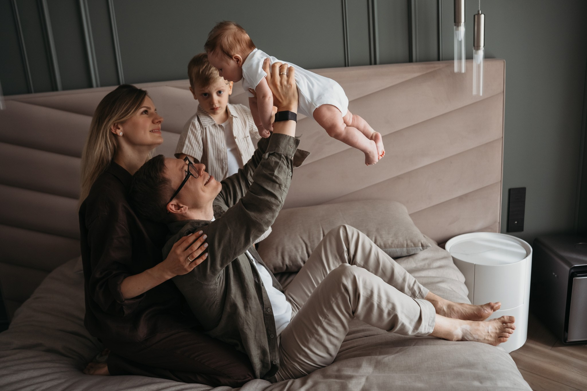 LIFE 3-4 month. Фотограф Новорожденных в Москве. Семейные истории в стиле LIFE