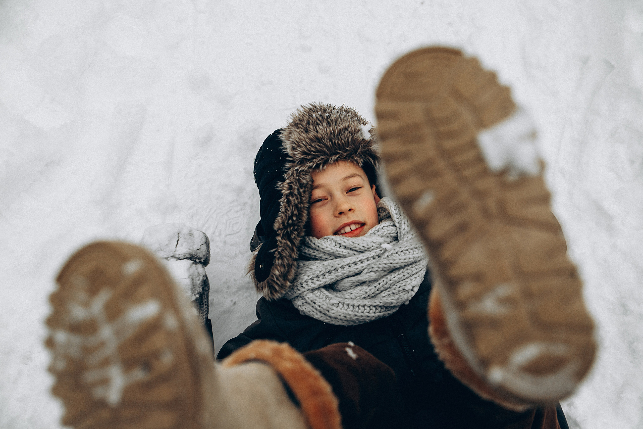 Зимние радости. Репортажный и детский фотограф в Минске