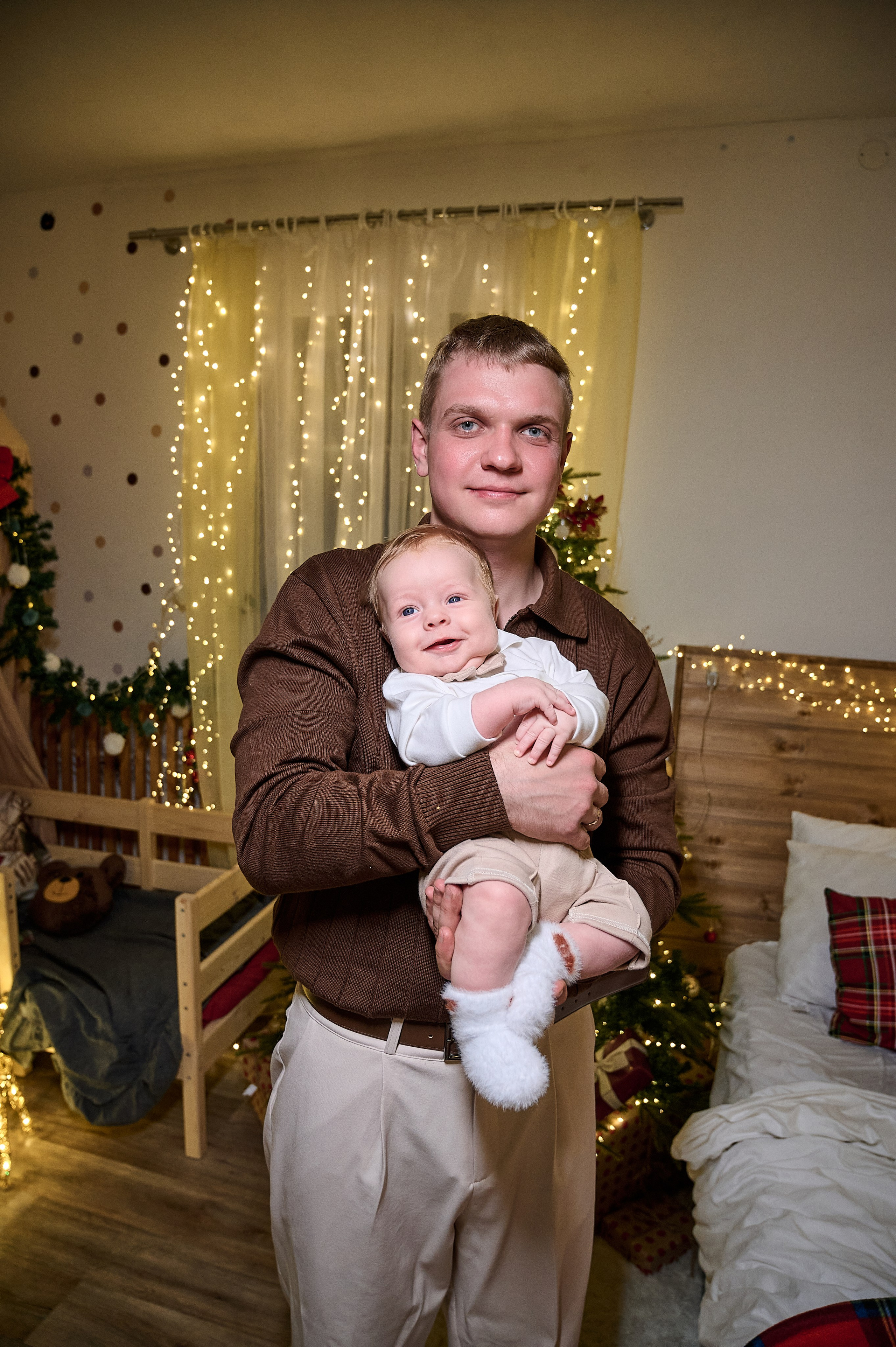 Новогодняя семейная фотосессия в Новокузнецке — семья Фетисовых