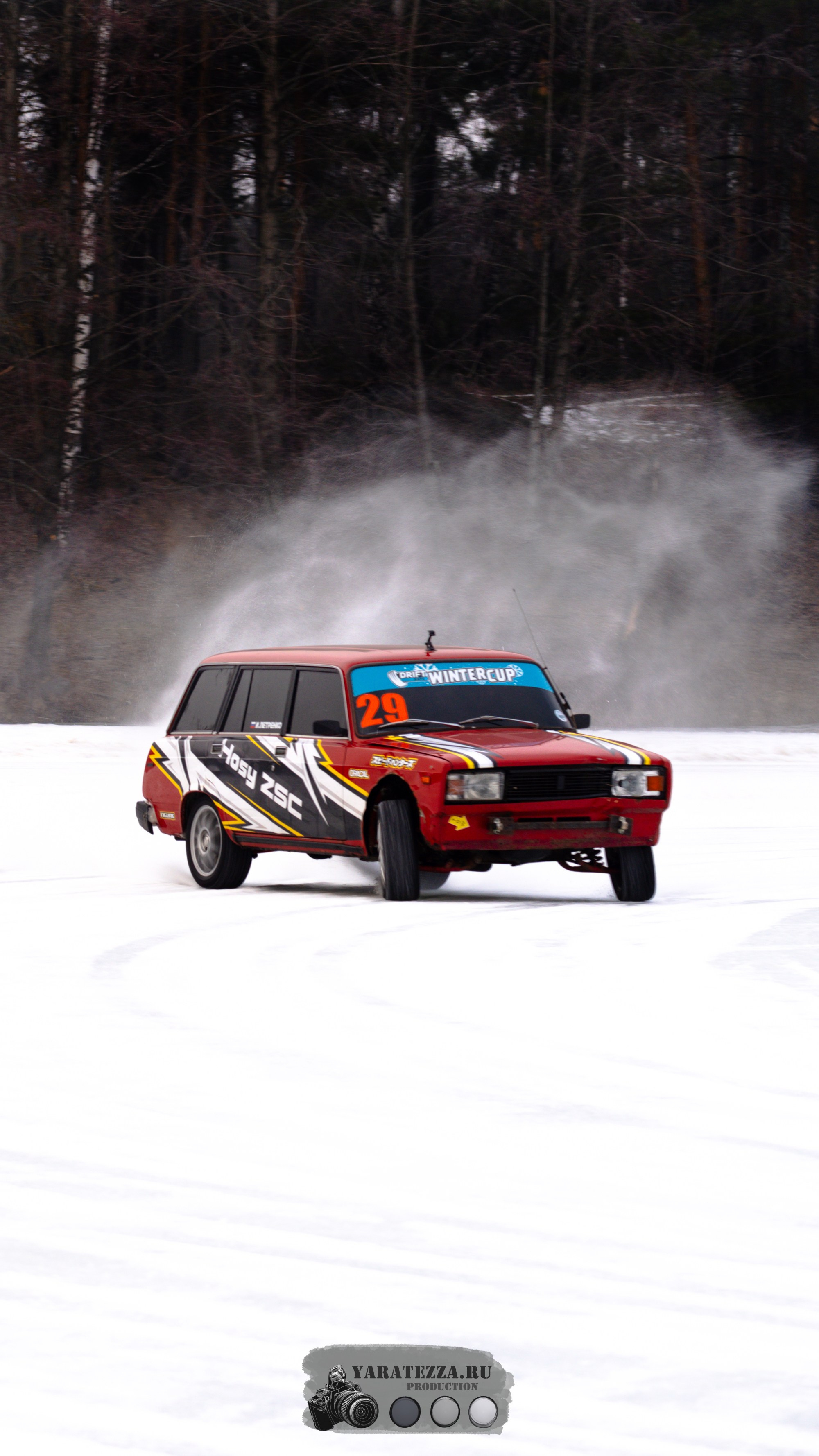 Тренировочный день на ледовой трассе. Yaratezza production