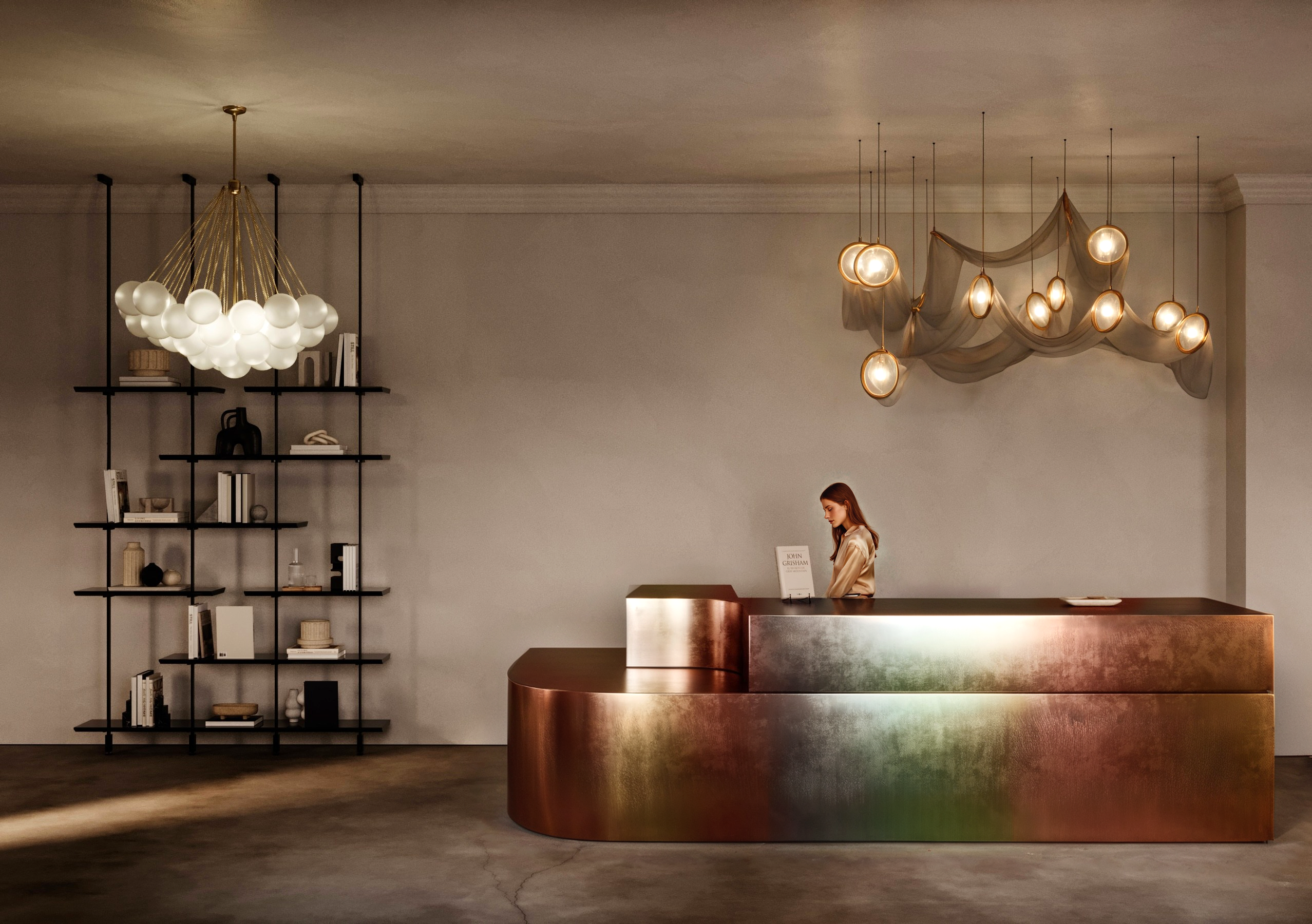 Exhibition space project, Moscow. Cg artist Shchapov Dmitry