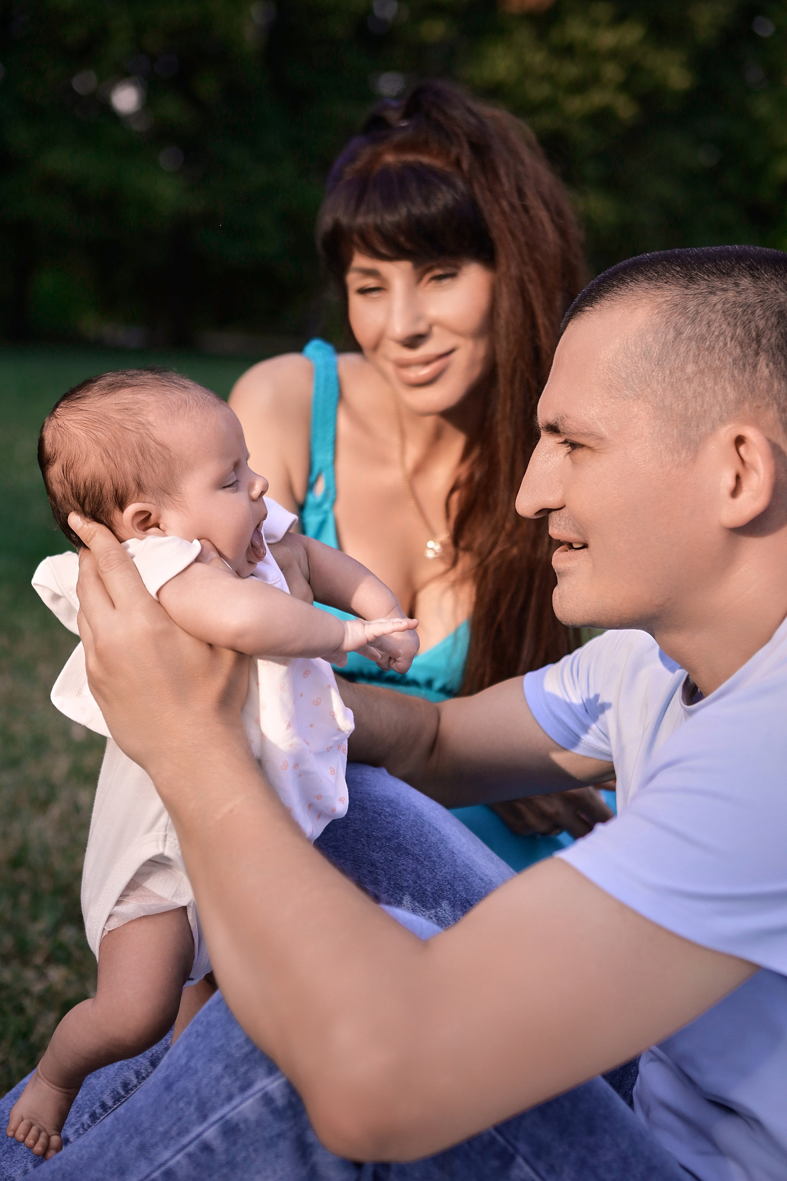 Семейная фотосессия с малышкой. Семейный и свадебный фотограф в Краснодаре Михеева Светлана