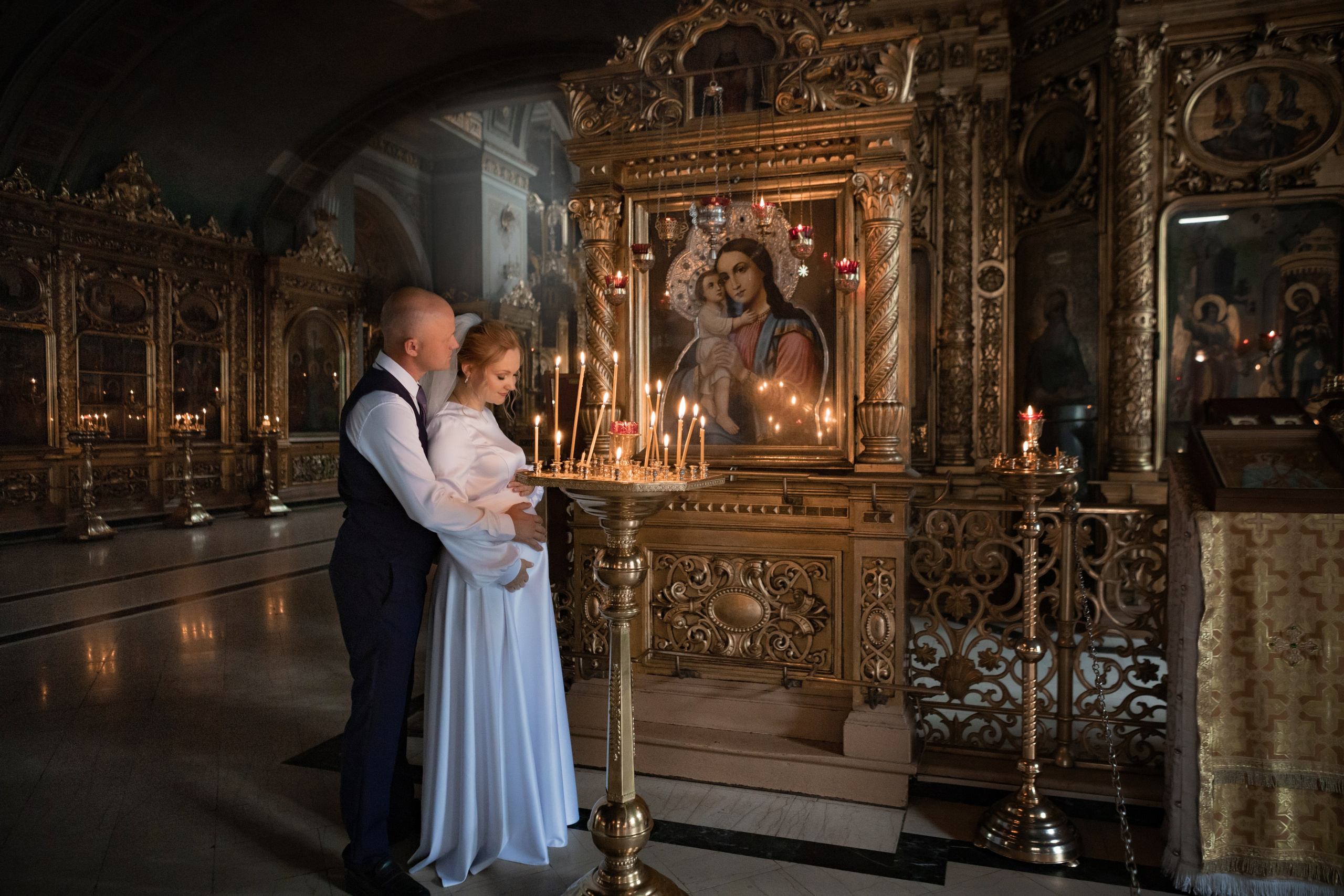 Таинство Венчания Натальи и Юрия. Фотограф на крестины