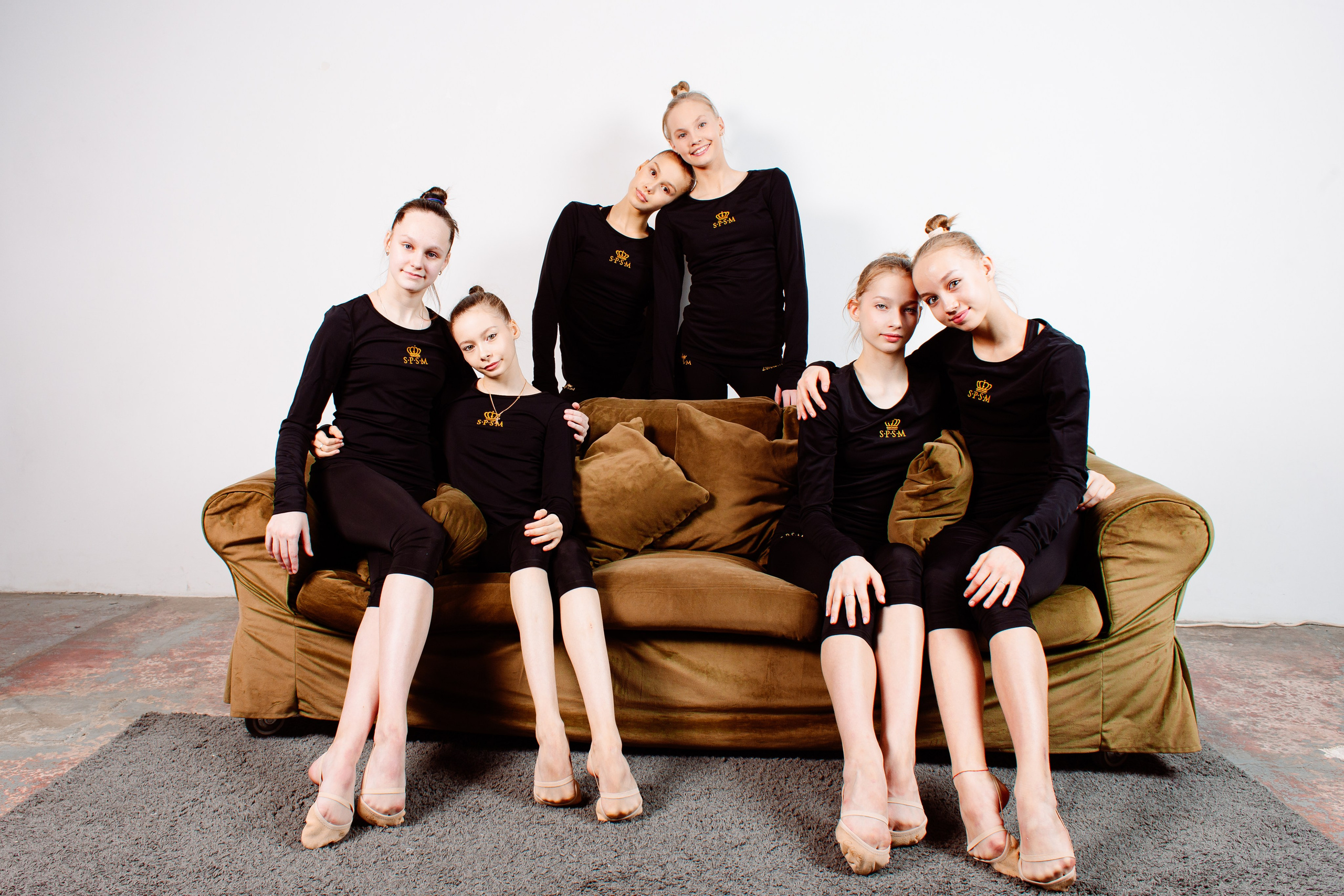 Фотографии Спортсменок в студии. Гимнастки сборной России фото. Групповое фото в Нижнем Новгороде.