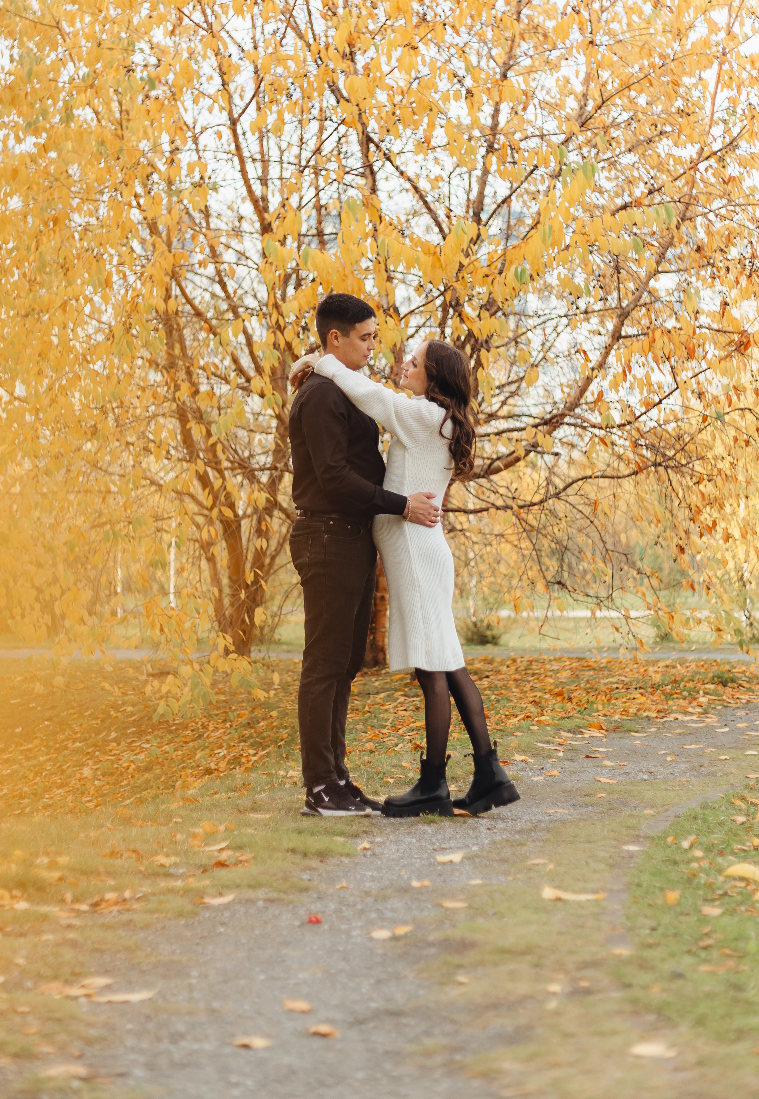 Прогулка в парке. В ожидании🤰. Фотограф Мария Новоселова. Сургут