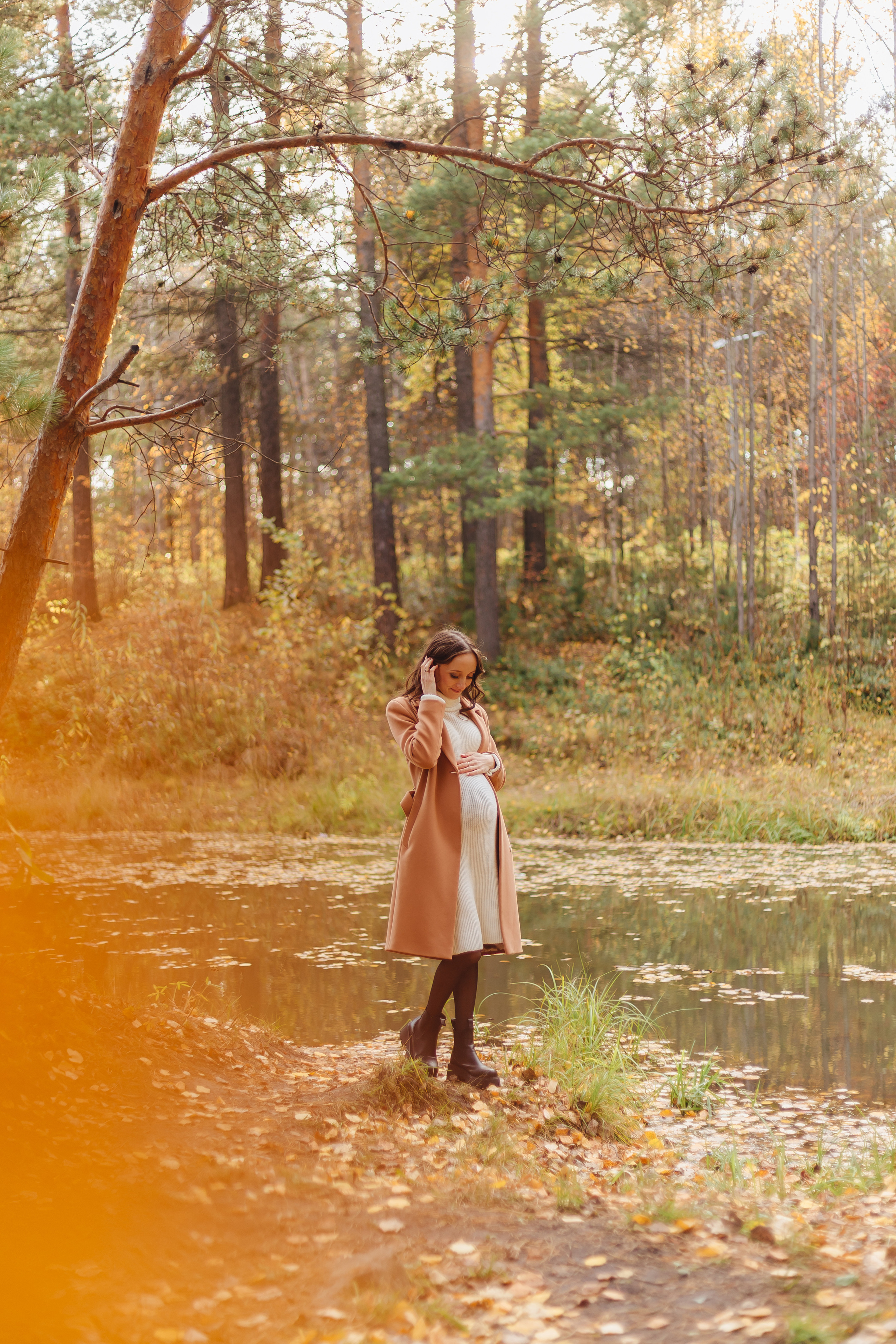 Прогулка в парке. В ожидании🤰. Фотограф Мария Новоселова. Сургут
