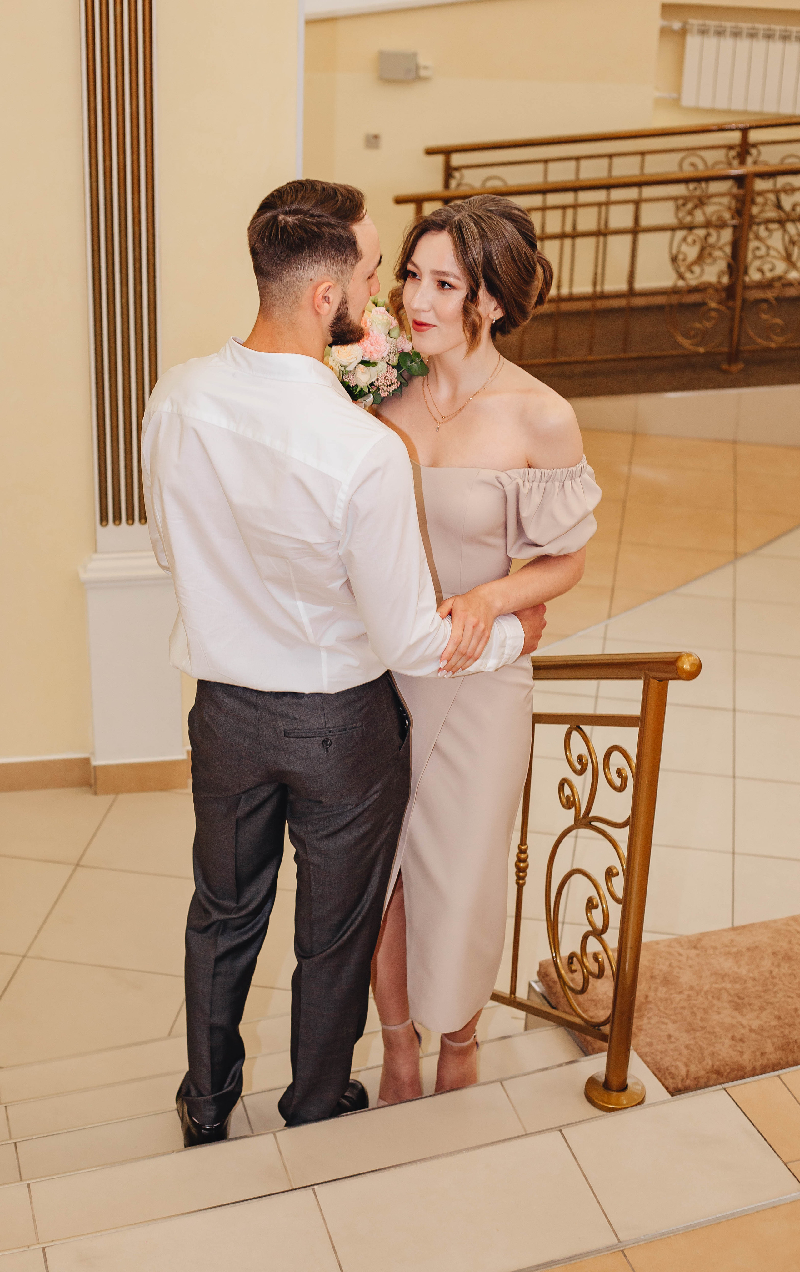 Дима и Адель. Неторжественная роспись и прогулка. Фотограф Мария Новоселова. Сургут