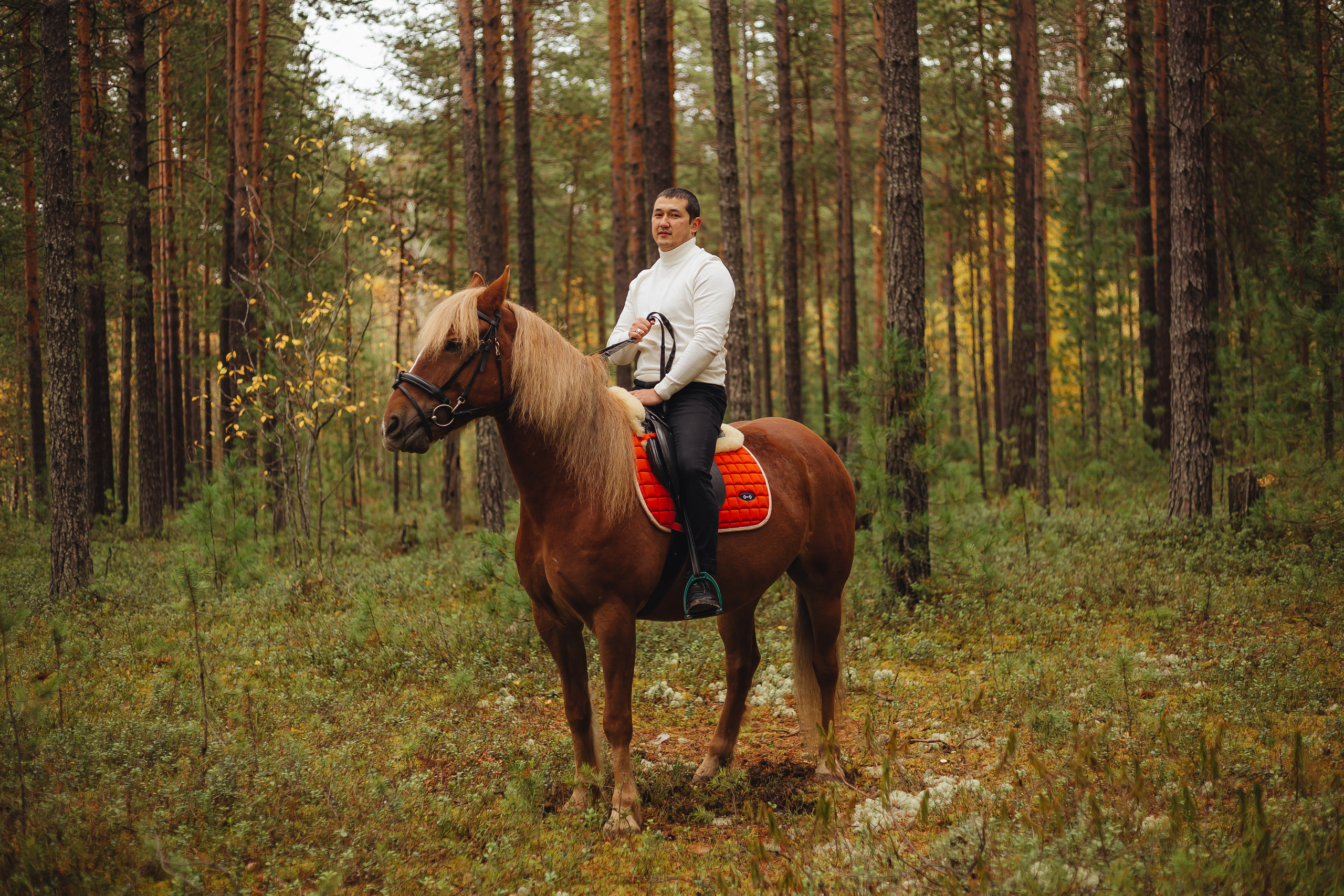 Прогулка с лошадью. Фотограф Мария Новоселова. Сургут