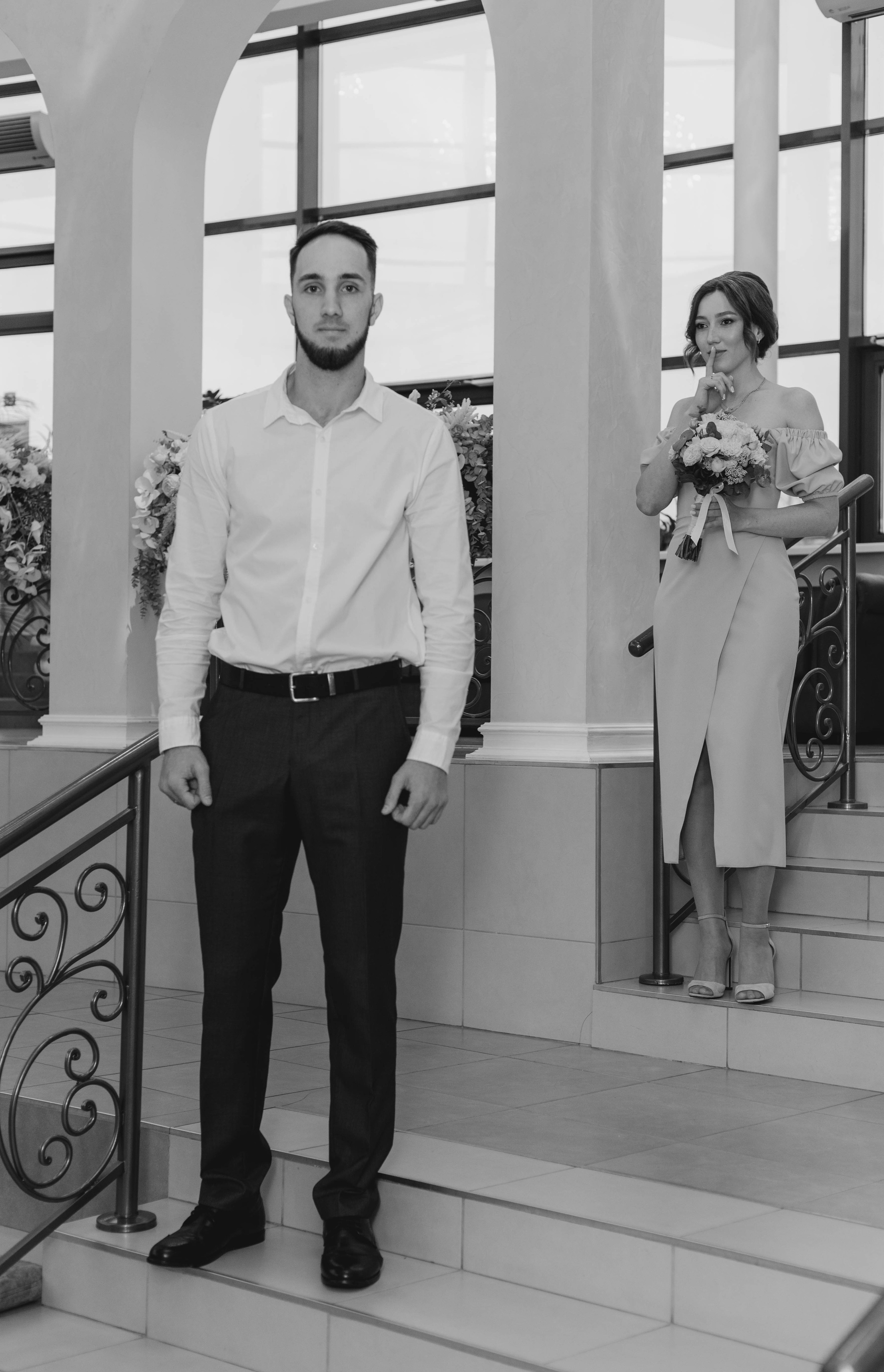 Дима и Адель. Неторжественная роспись и прогулка. Фотограф Мария Новоселова. Сургут