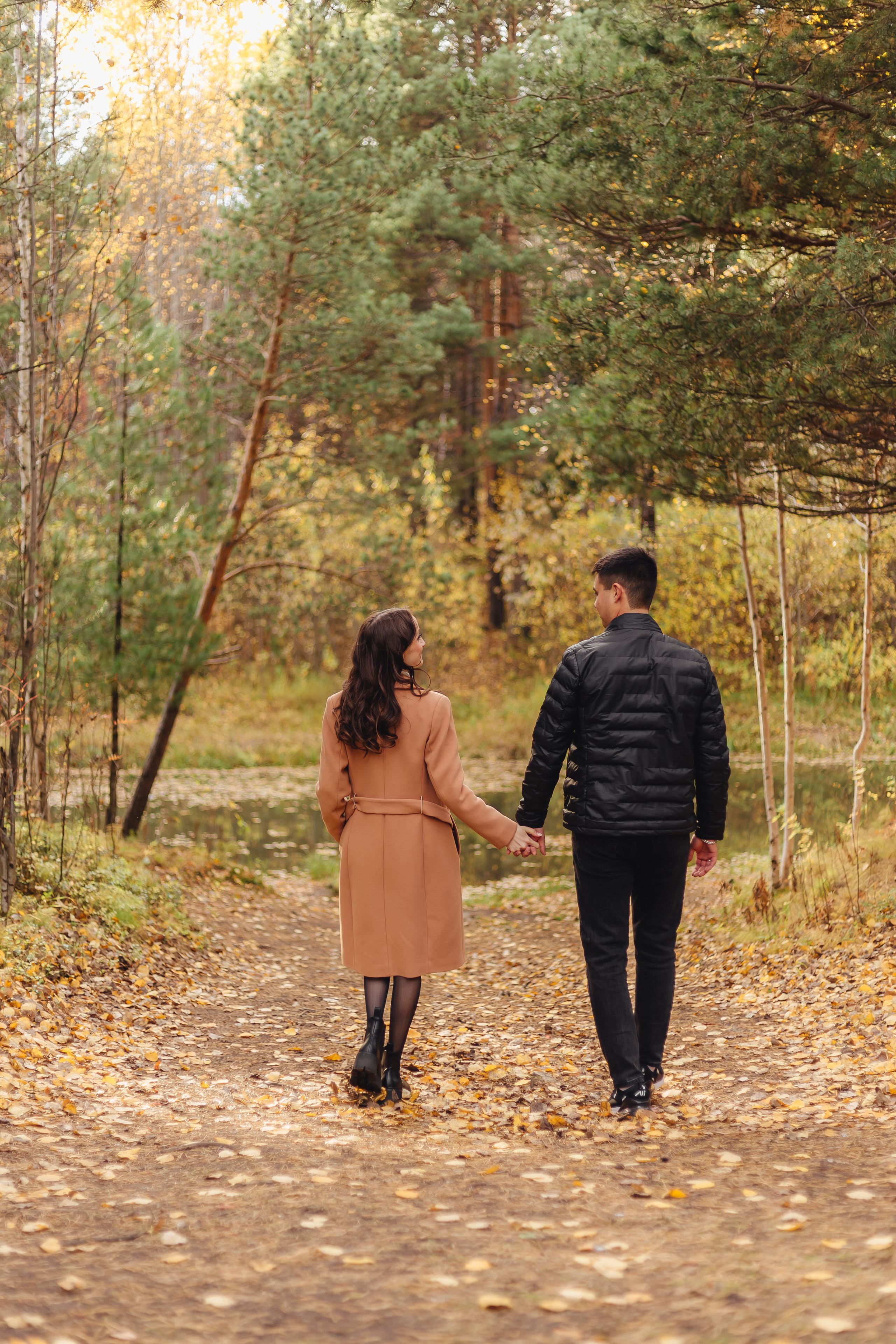 Прогулка в парке. В ожидании🤰. Фотограф Мария Новоселова. Сургут