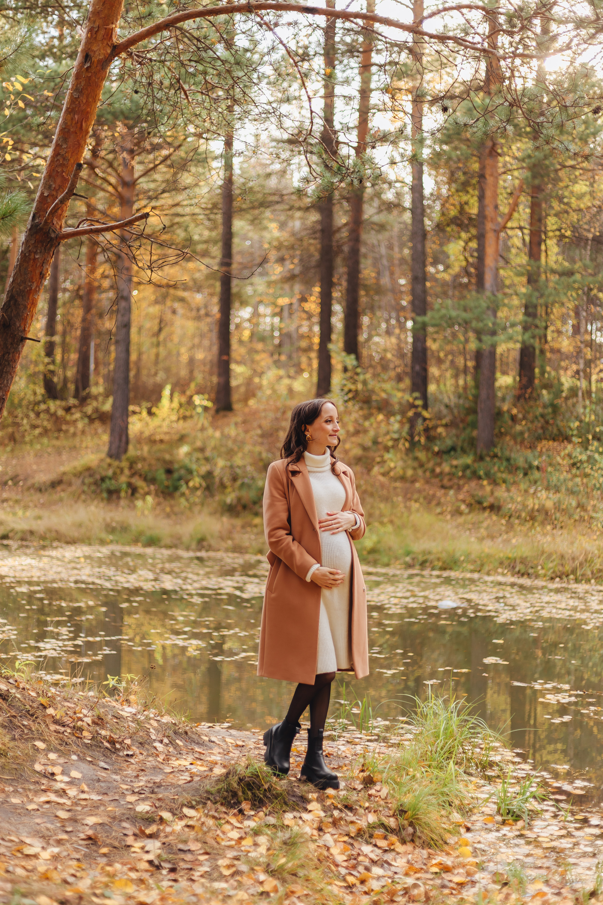 Прогулка в парке. В ожидании🤰. Фотограф Мария Новоселова. Сургут