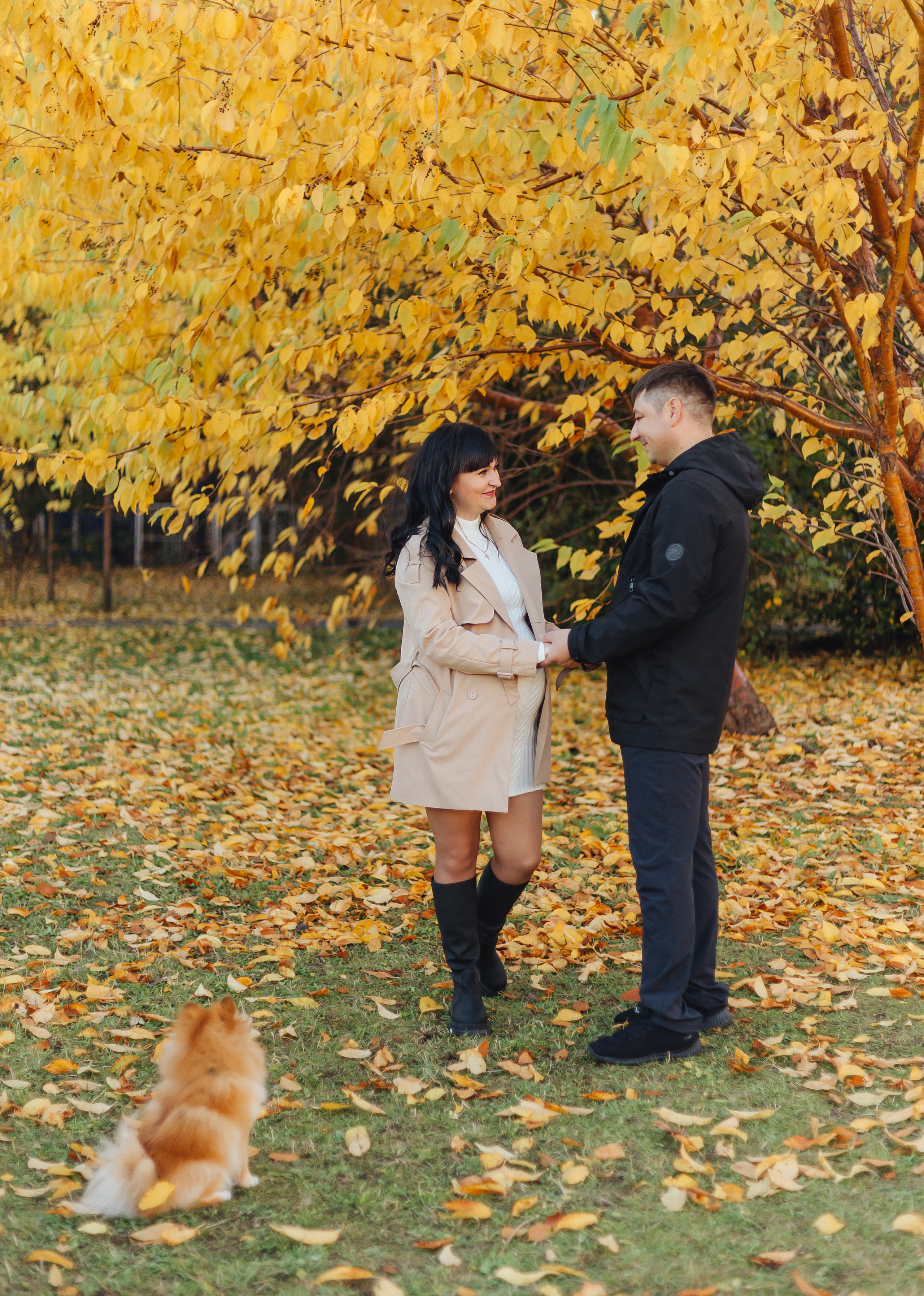 Прогулка в парке. В ожидании🤰. Фотограф Мария Новоселова. Сургут