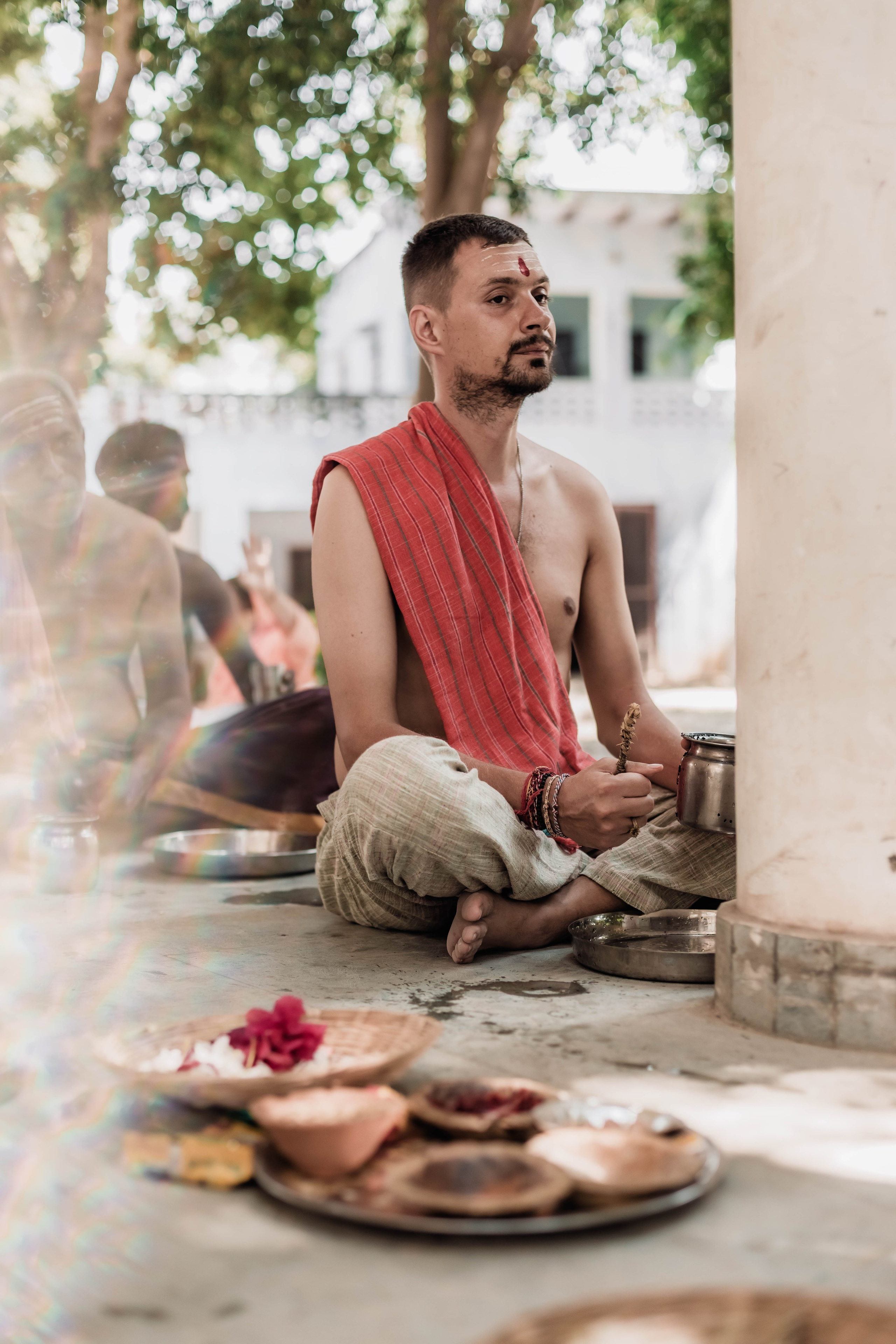 Pitri Paksha yagyas & poojas Devraha Baba ji ashram. Mariam Bagdasaryan