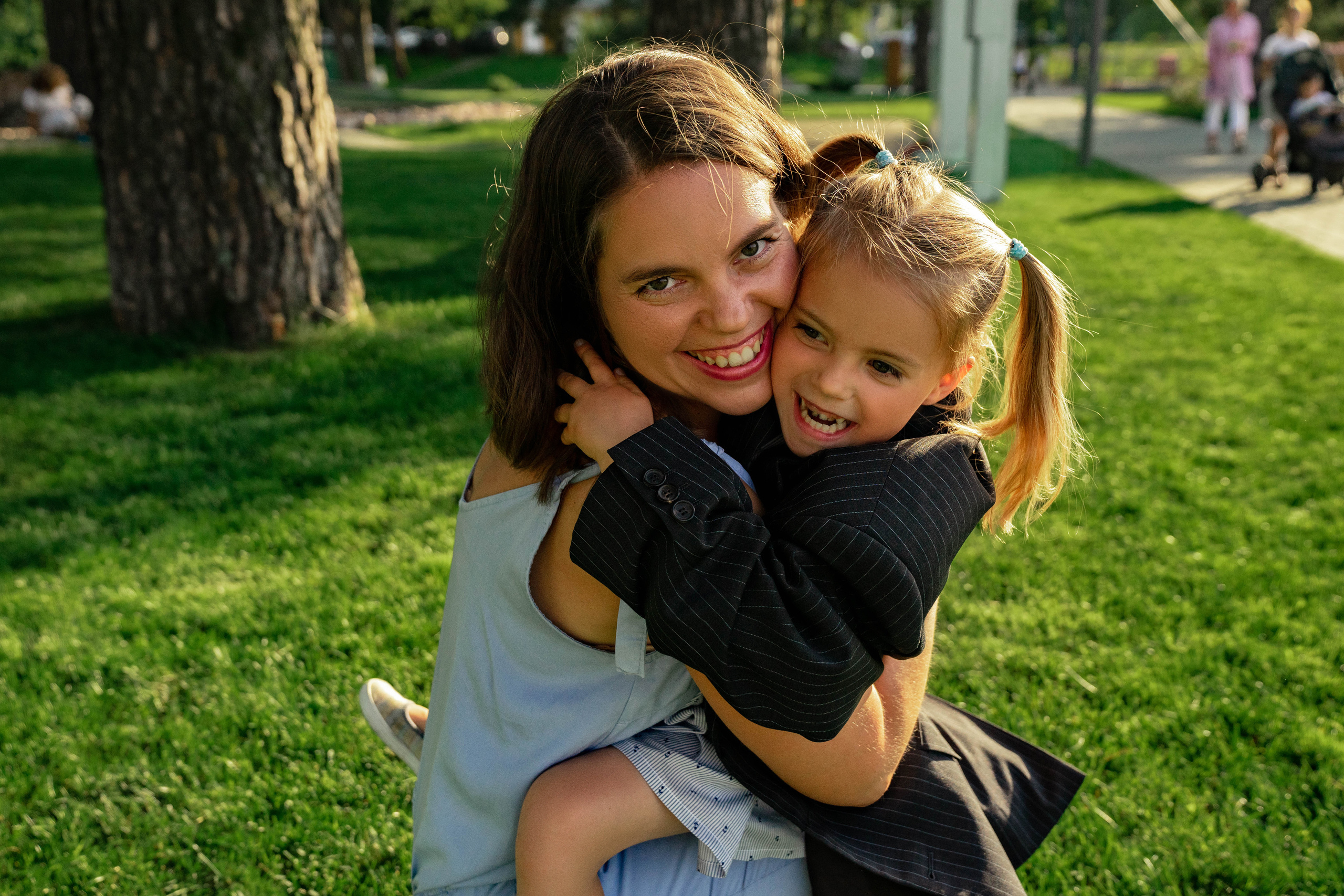 Таня с детьми. Фотограф Максим Ерёмин