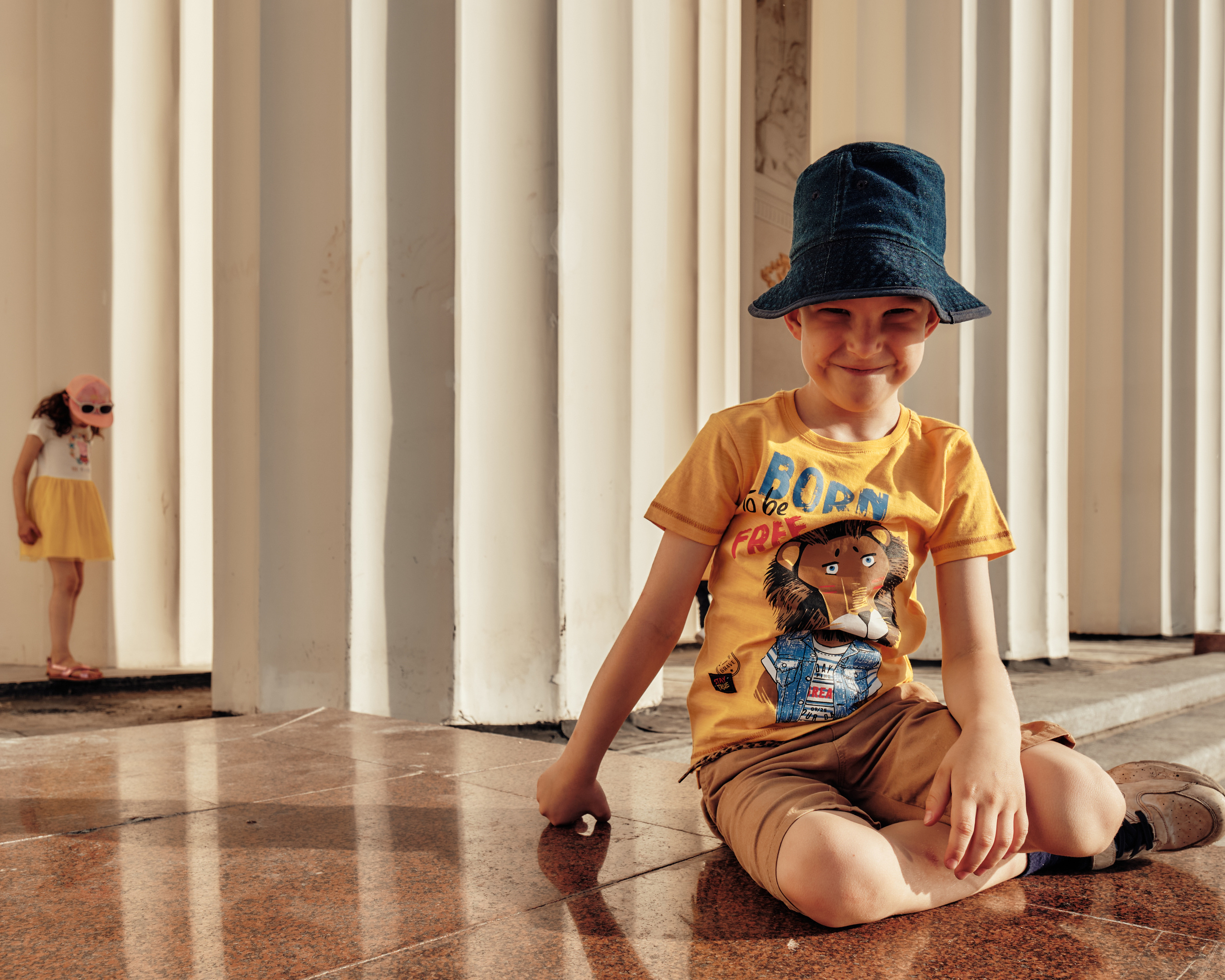 Юля с пятью детьми. Фотограф Максим Ерёмин