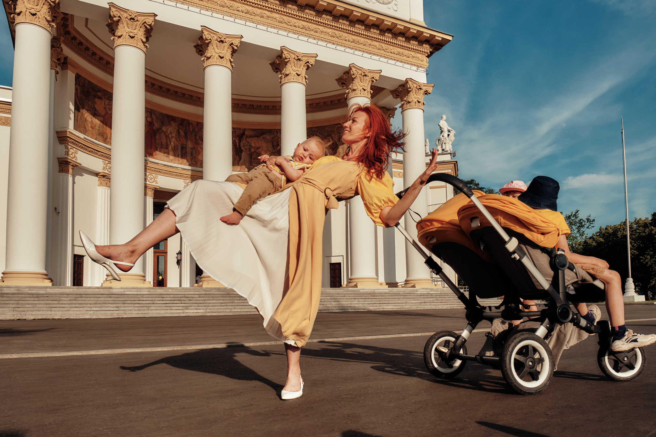 Юля с пятью детьми. Фотограф Максим Ерёмин