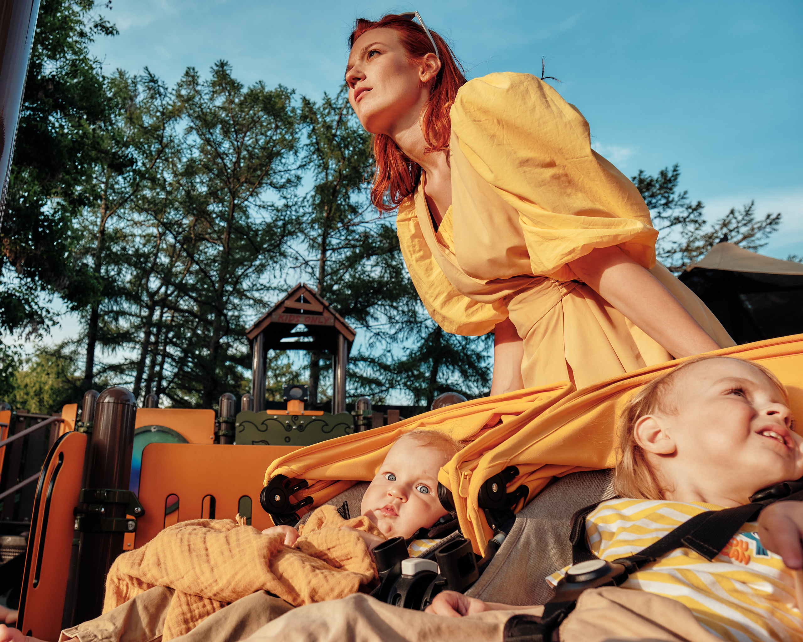 Юля с пятью детьми. Фотограф Максим Ерёмин