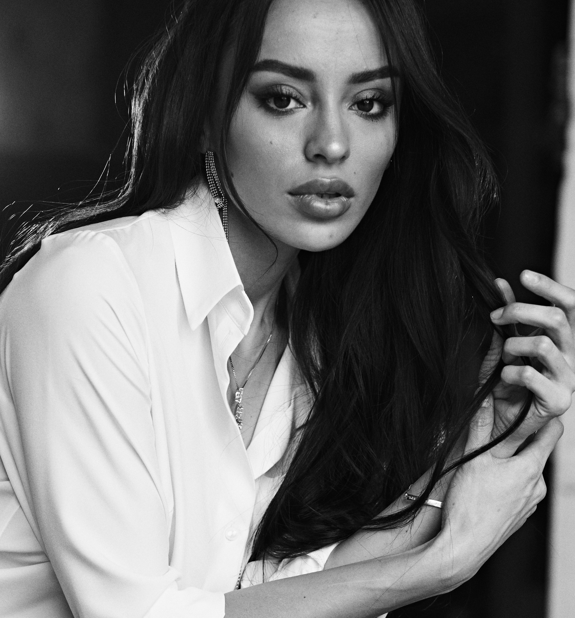 Портретная фотосессия для девушки модели. Фотограф Максим Ерёмин