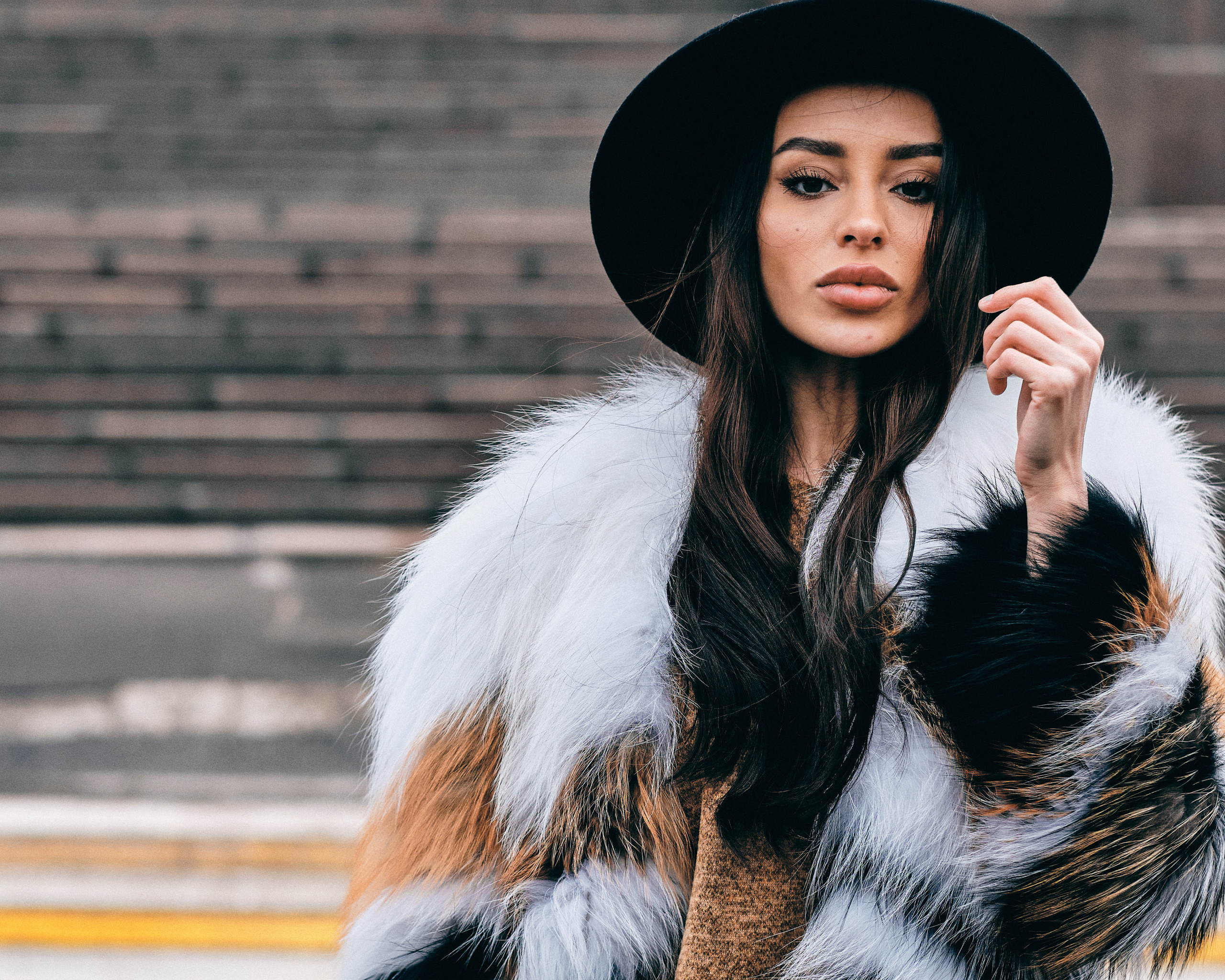 Портретная фотосессия для девушки модели. Фотограф Максим Ерёмин