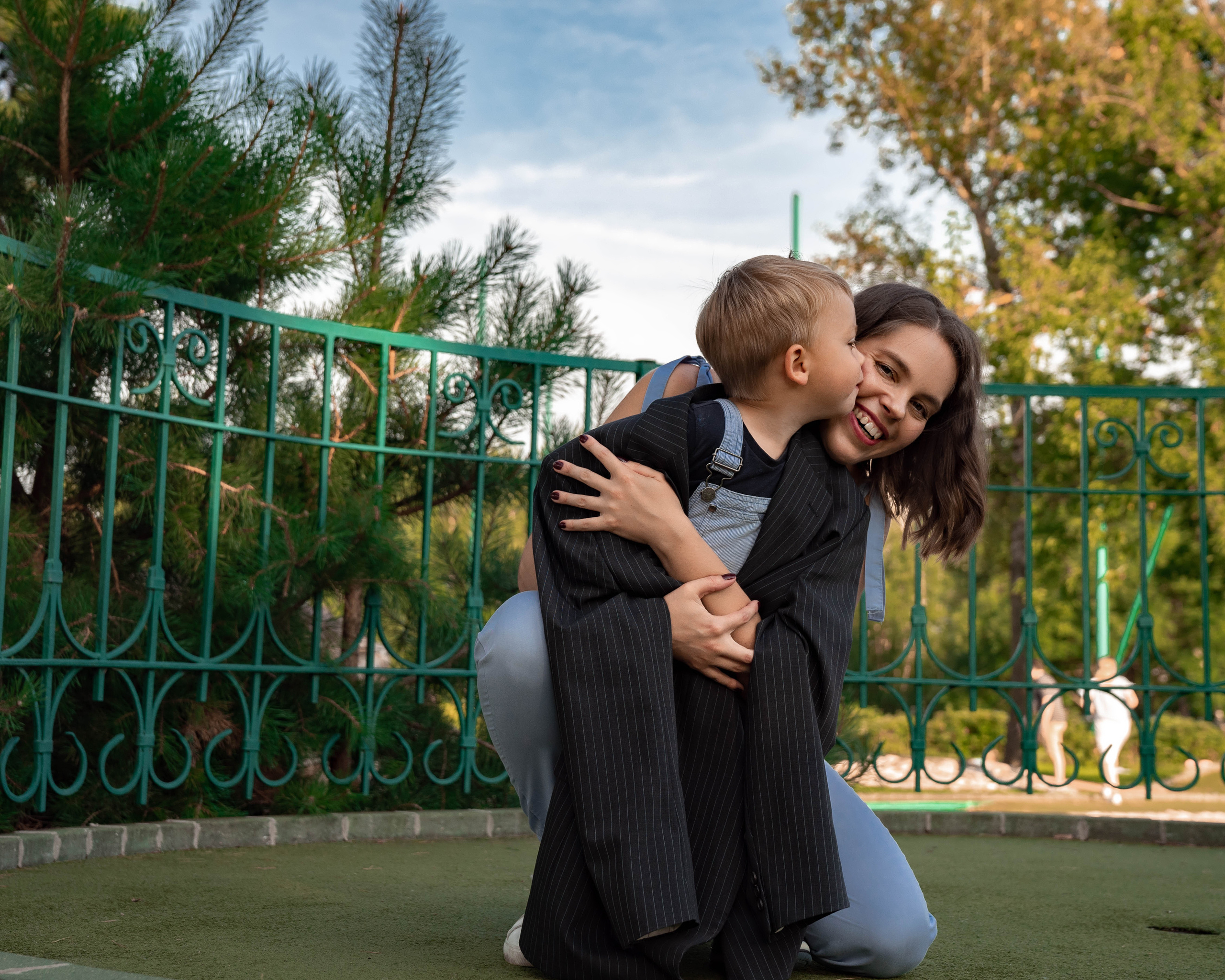 Таня с детьми. Фотограф Максим Ерёмин