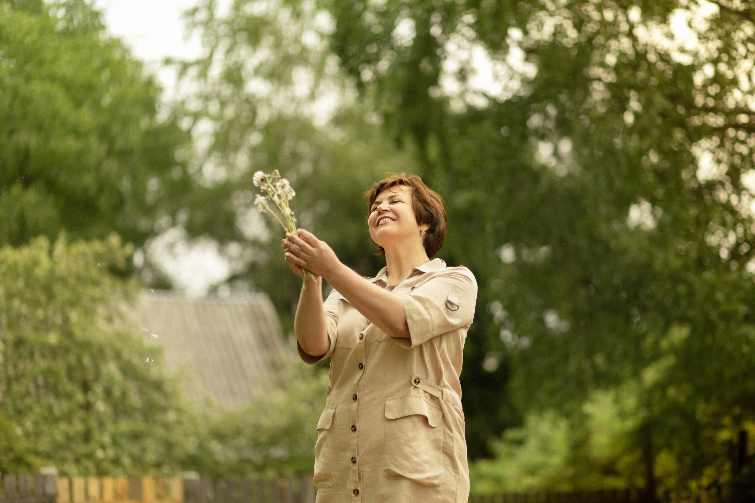 Фотосессия взрослой женщины на природе. Фотограф женский и мужской портрет Санкт-Петербург