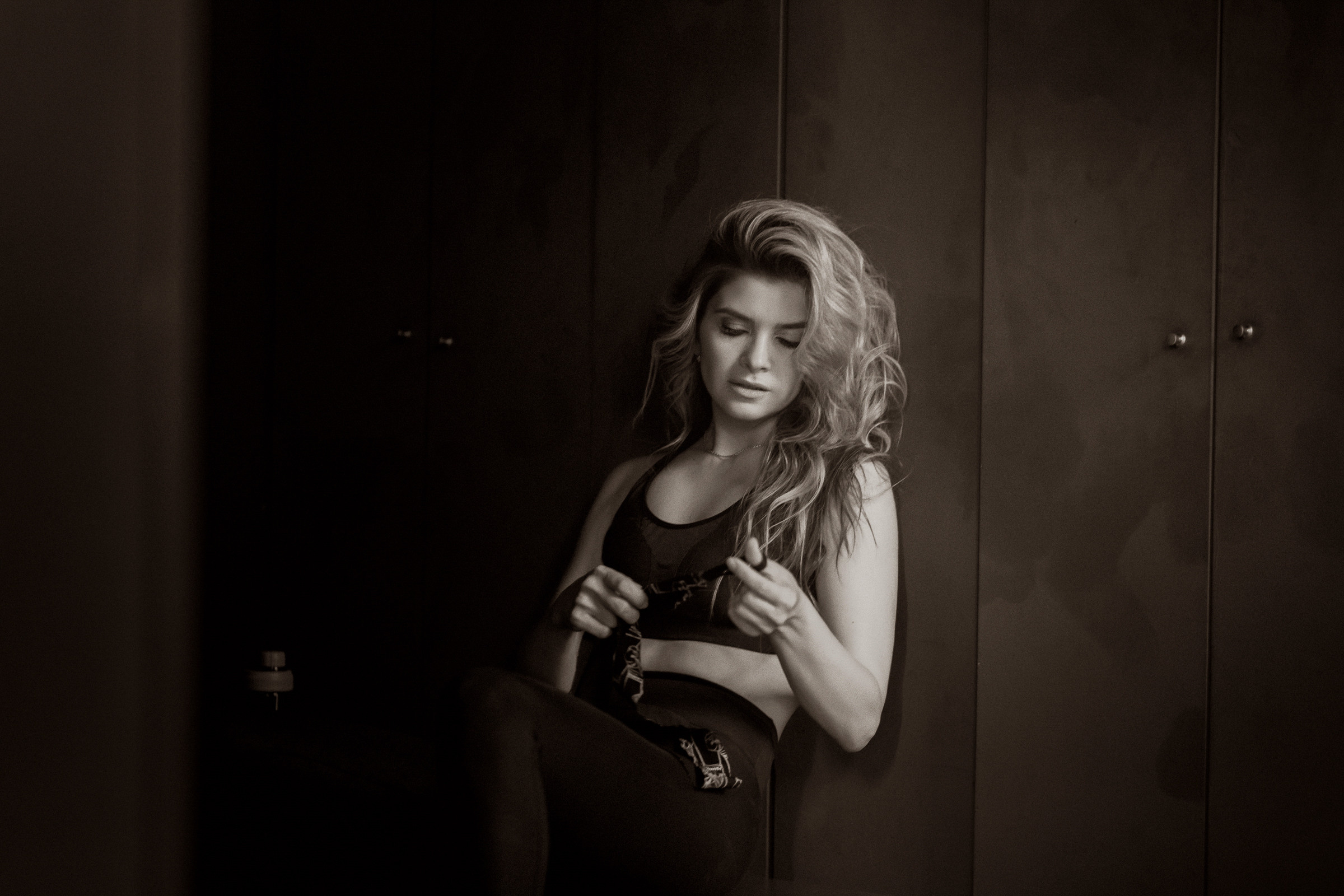 Фотосессия девушки на боксерском ринге СПб. Фотограф женский и мужской портрет Санкт-Петербург