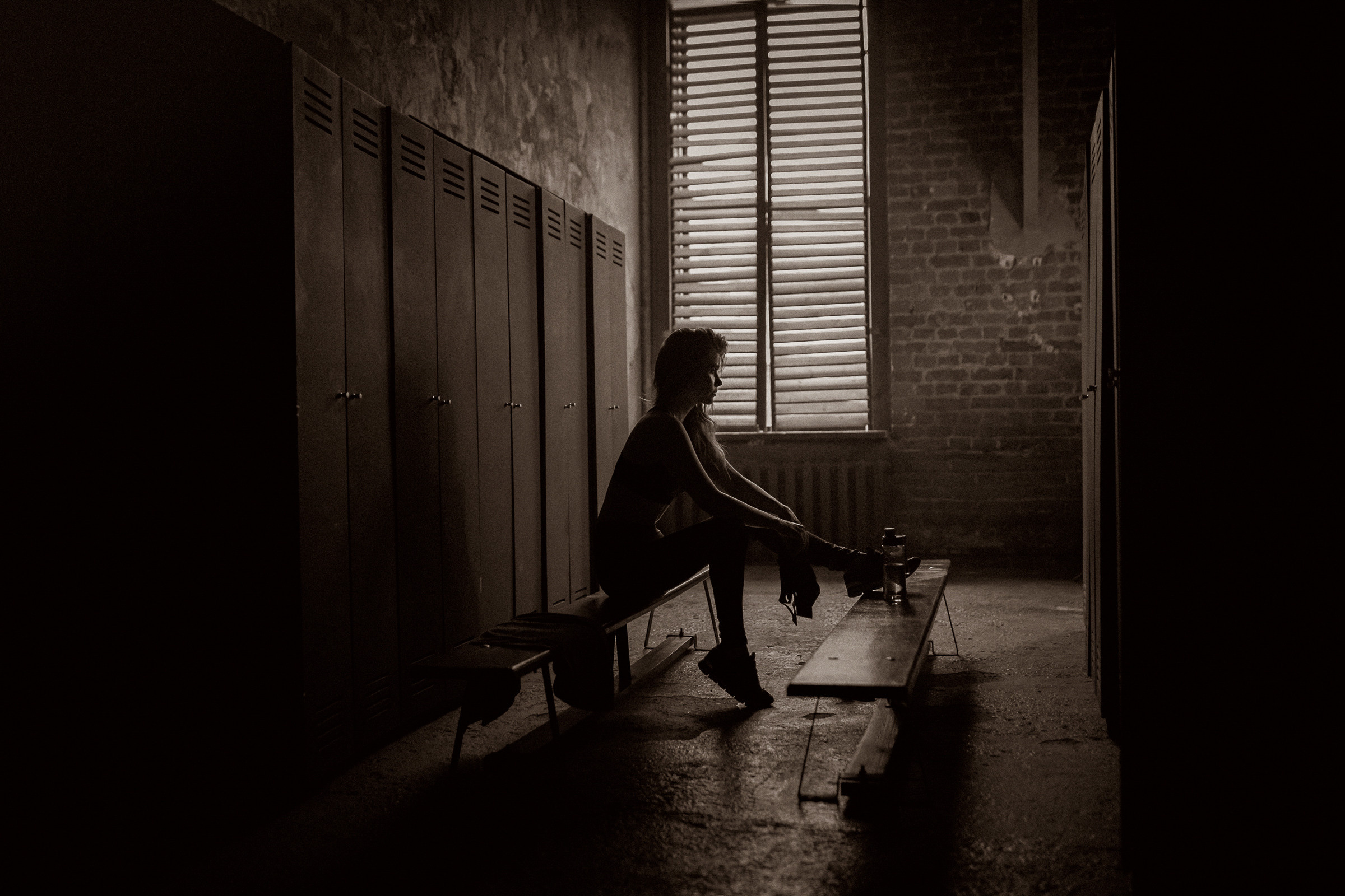 Фотосессия девушки на боксерском ринге СПб. Фотограф женский и мужской портрет Санкт-Петербург