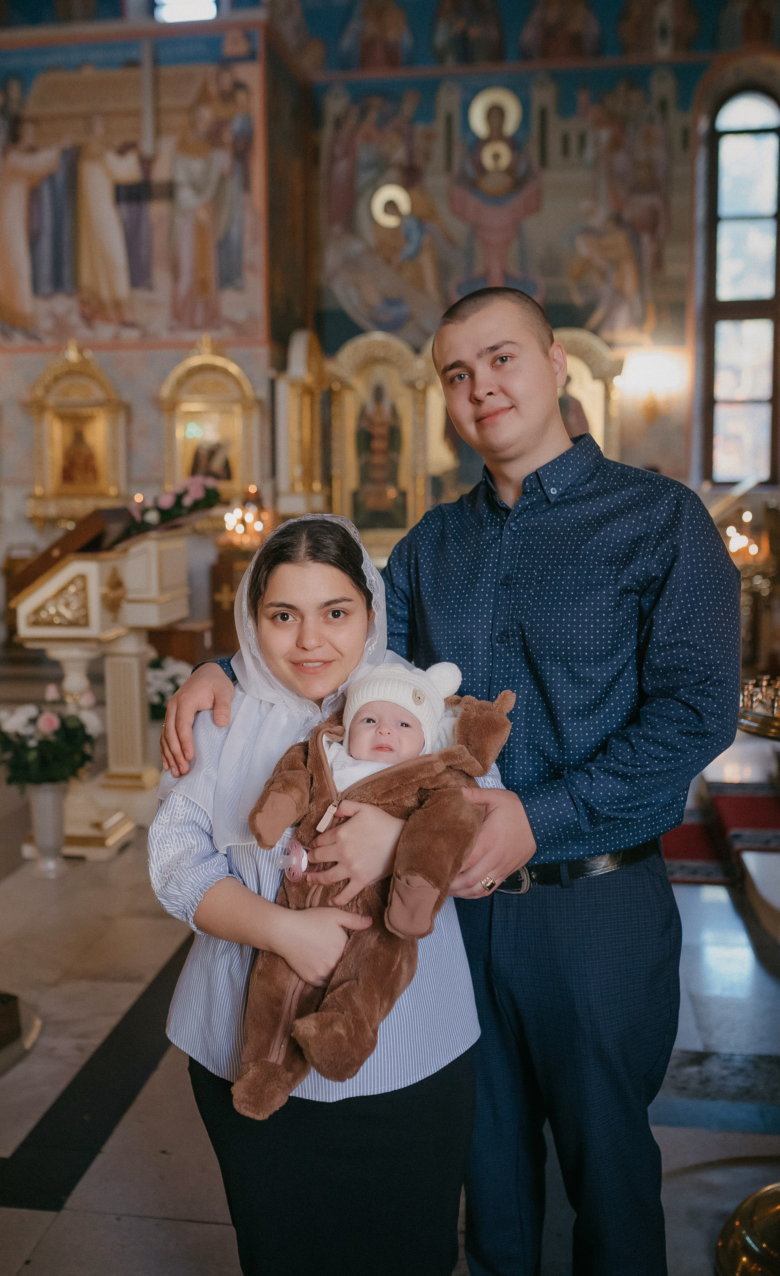 Крещение Софии. Храм Никольский. Семейный фотограф в Сургуте