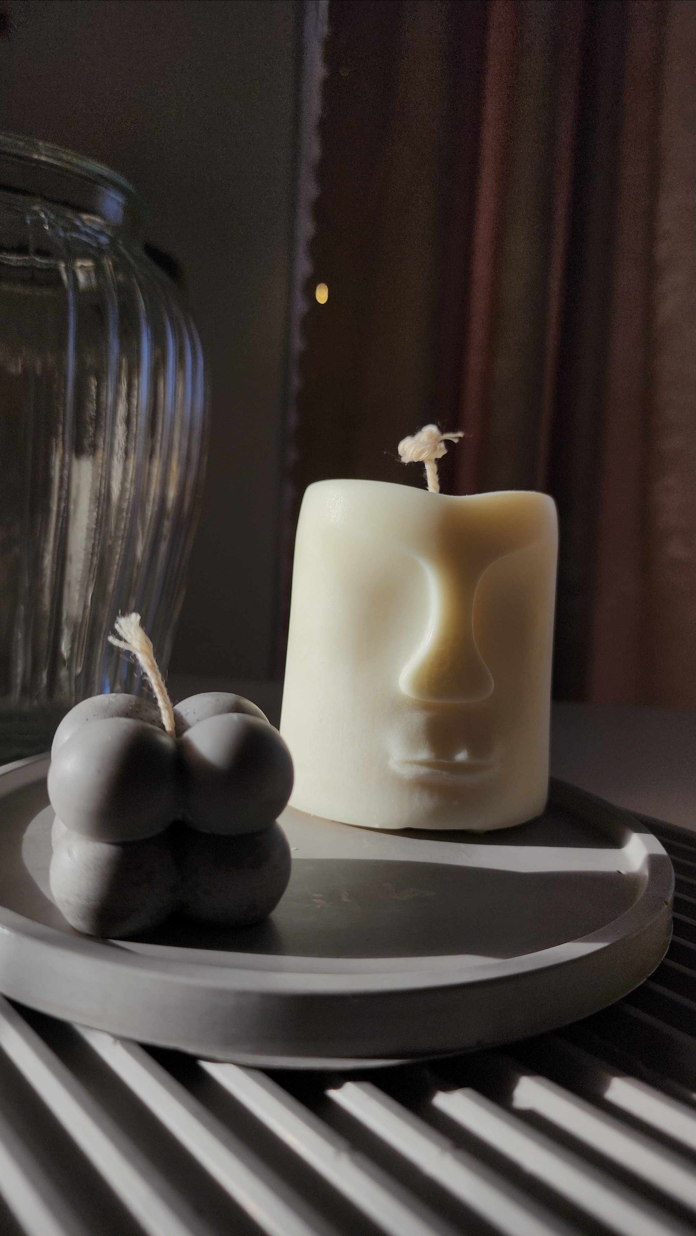 Наши работы. Изделия из гипса и соевые свечи ручной работы