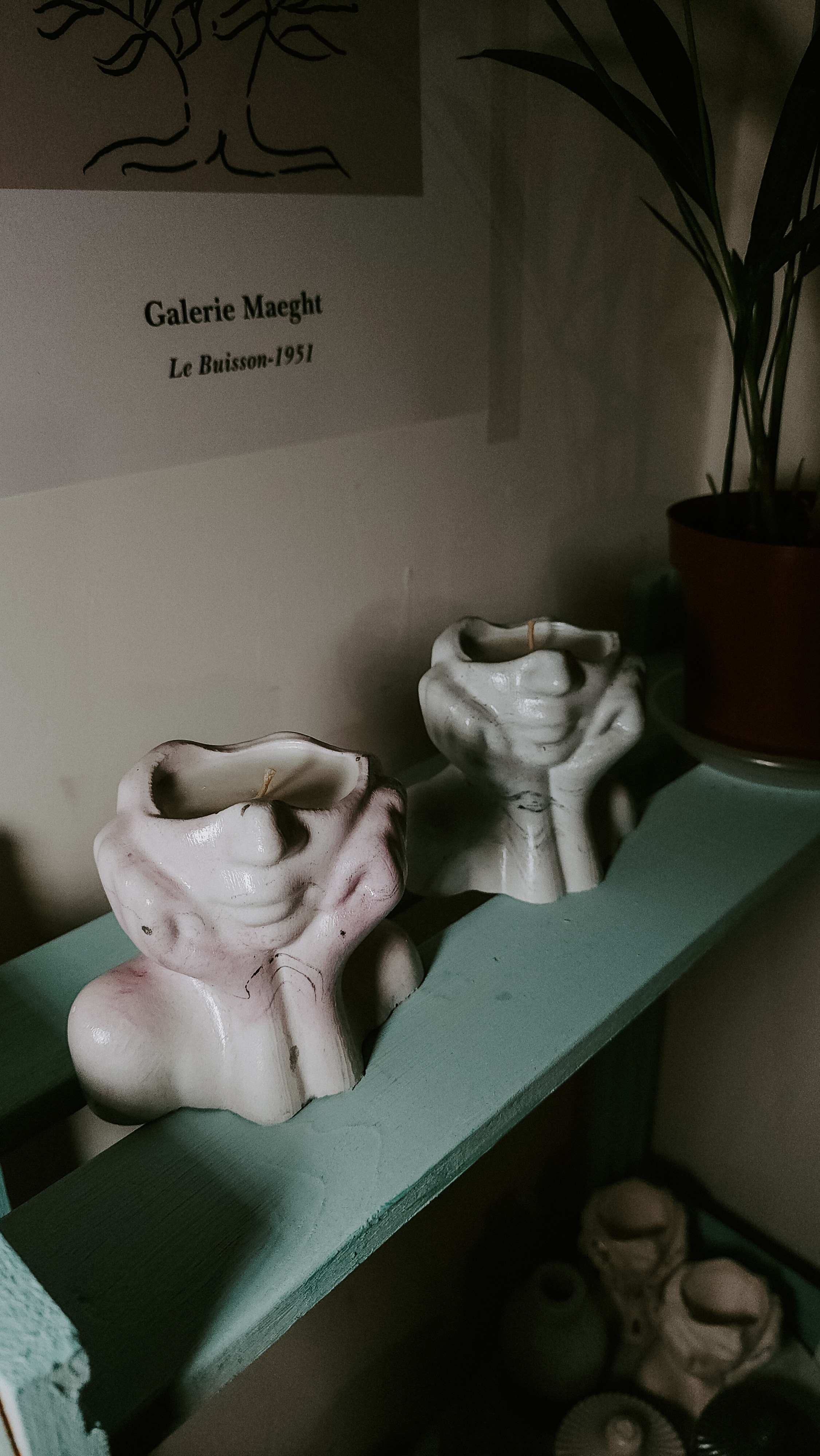 Свечи. Изделия из гипса и соевые свечи ручной работы