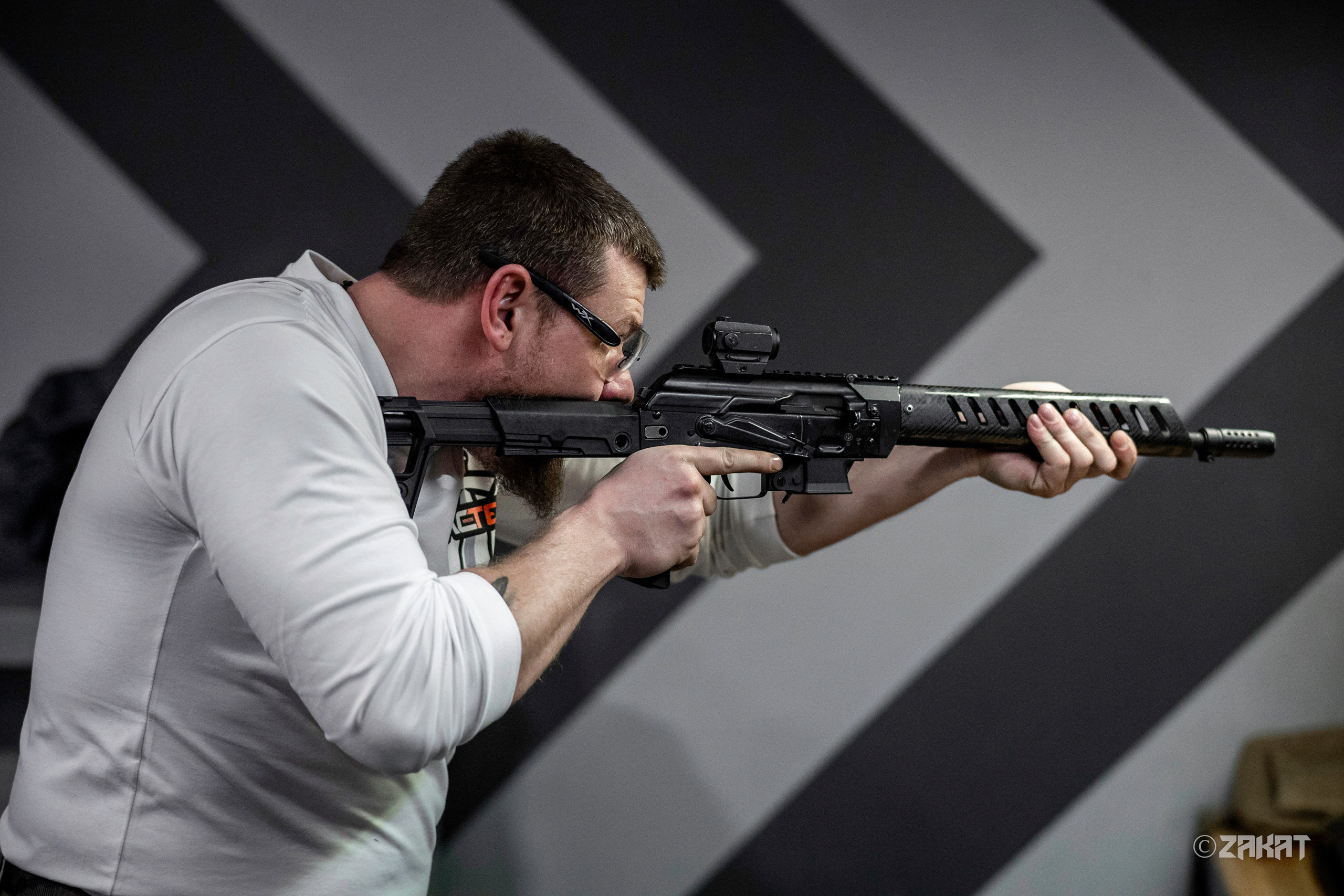 Репортажная съемка соревнования в стрелковом клубе Объект. Репортажный фотограф, Москва, Закат