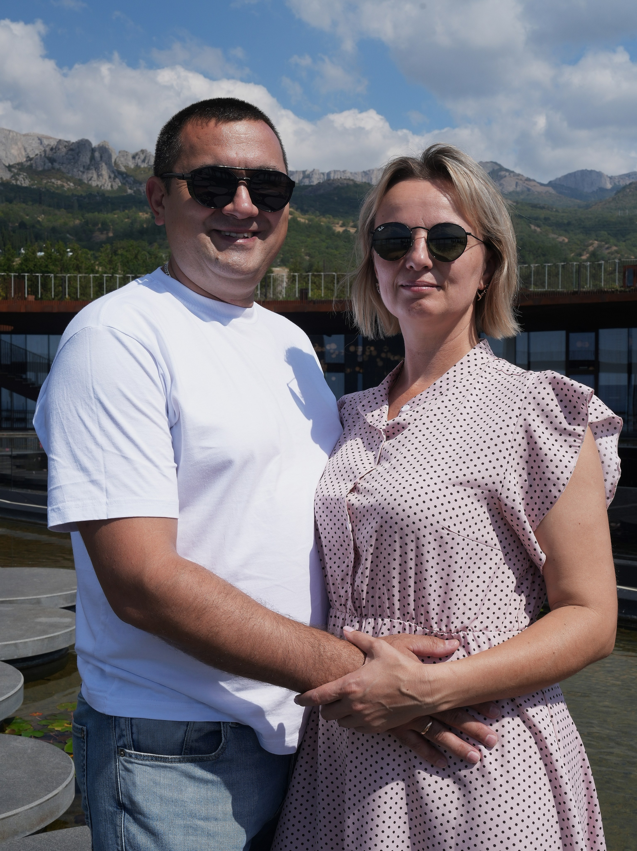 Семейная прогулка 4 человека. Свадебный фотограф Виктория Роса