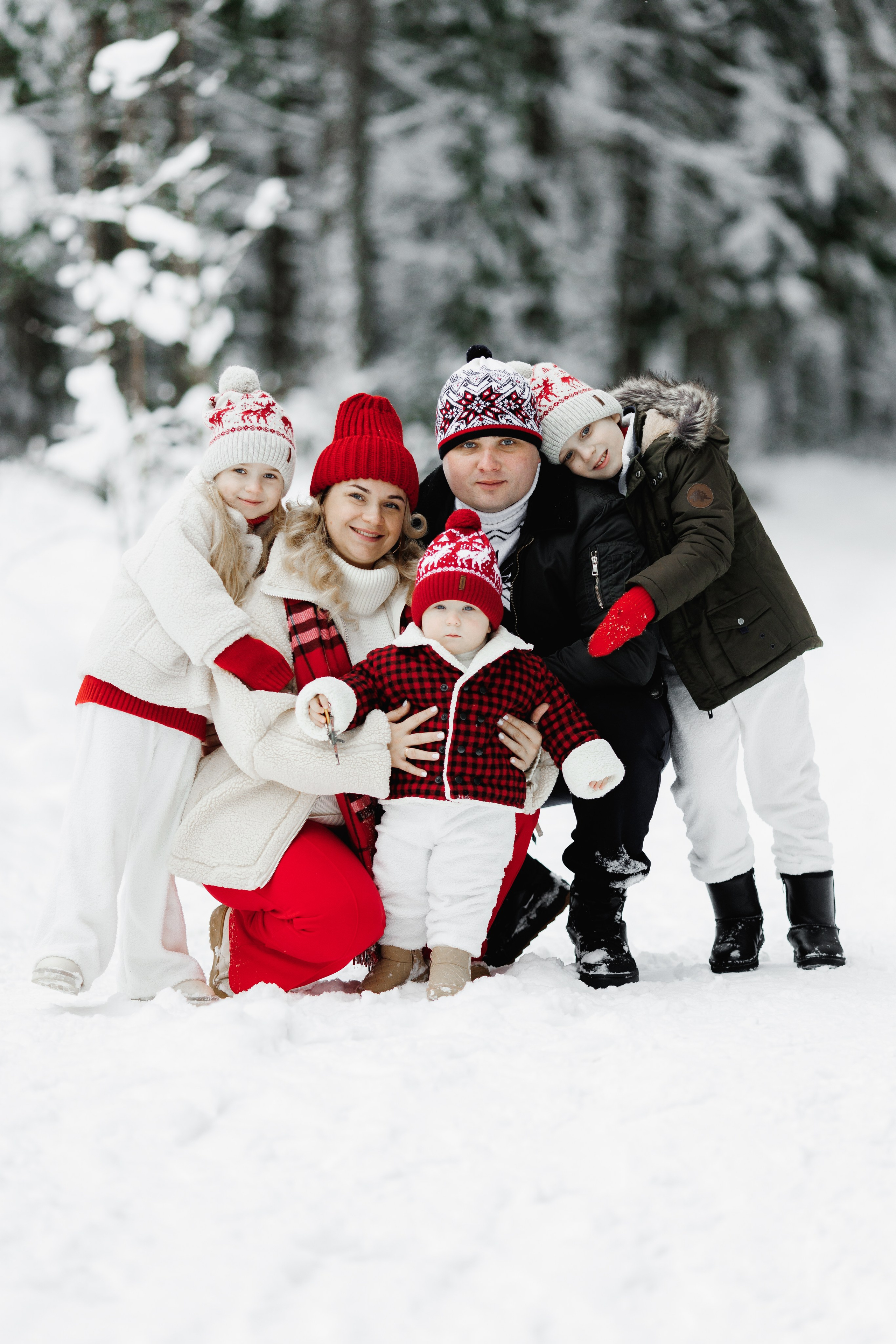Зимняя фотосессия в лесу. Свадебный и семейный фотограф Витебск, Минск, Андрей Павлов