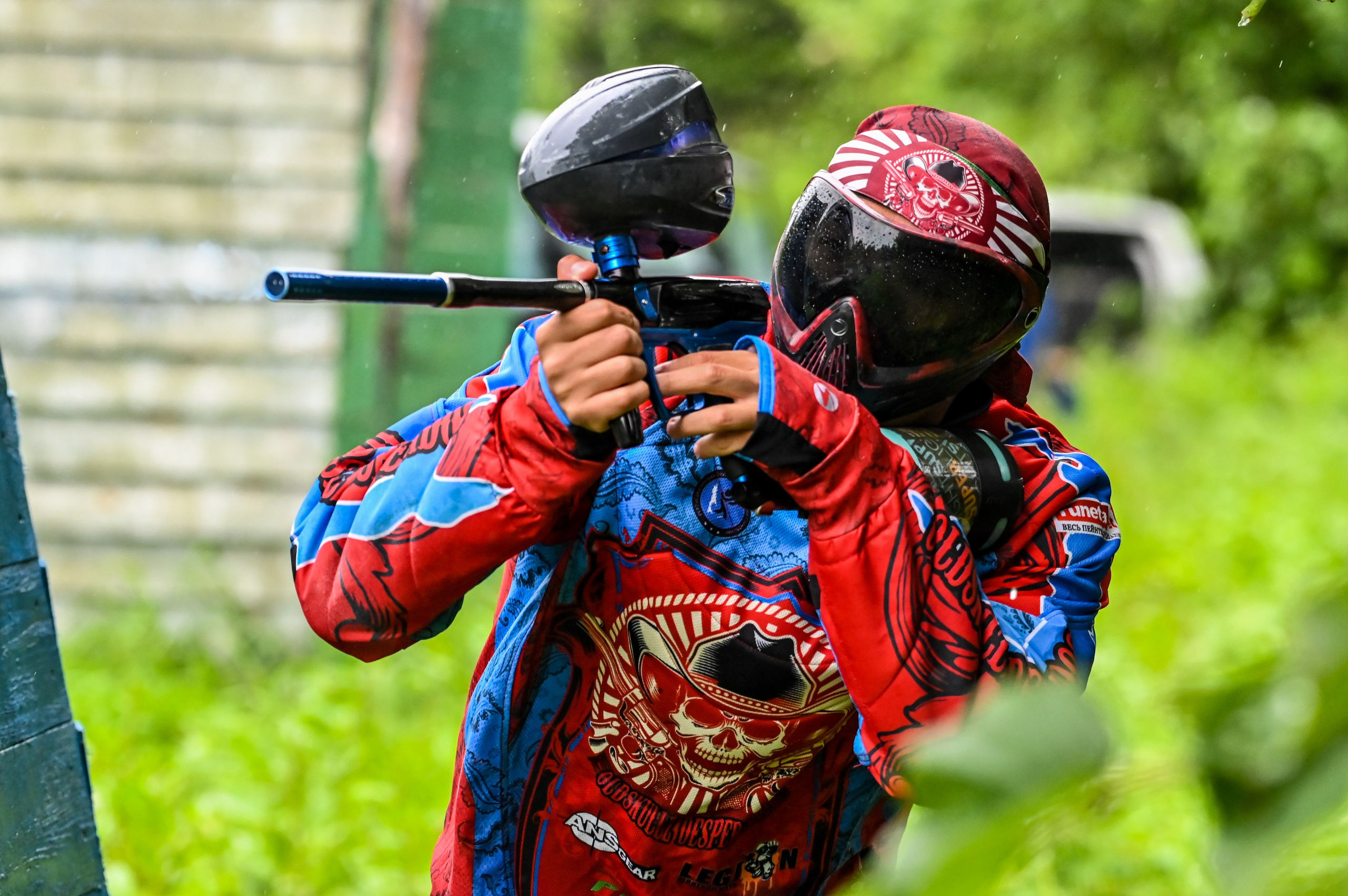 Пейнтбол в Дождь. Фоторепортажи Сахалина